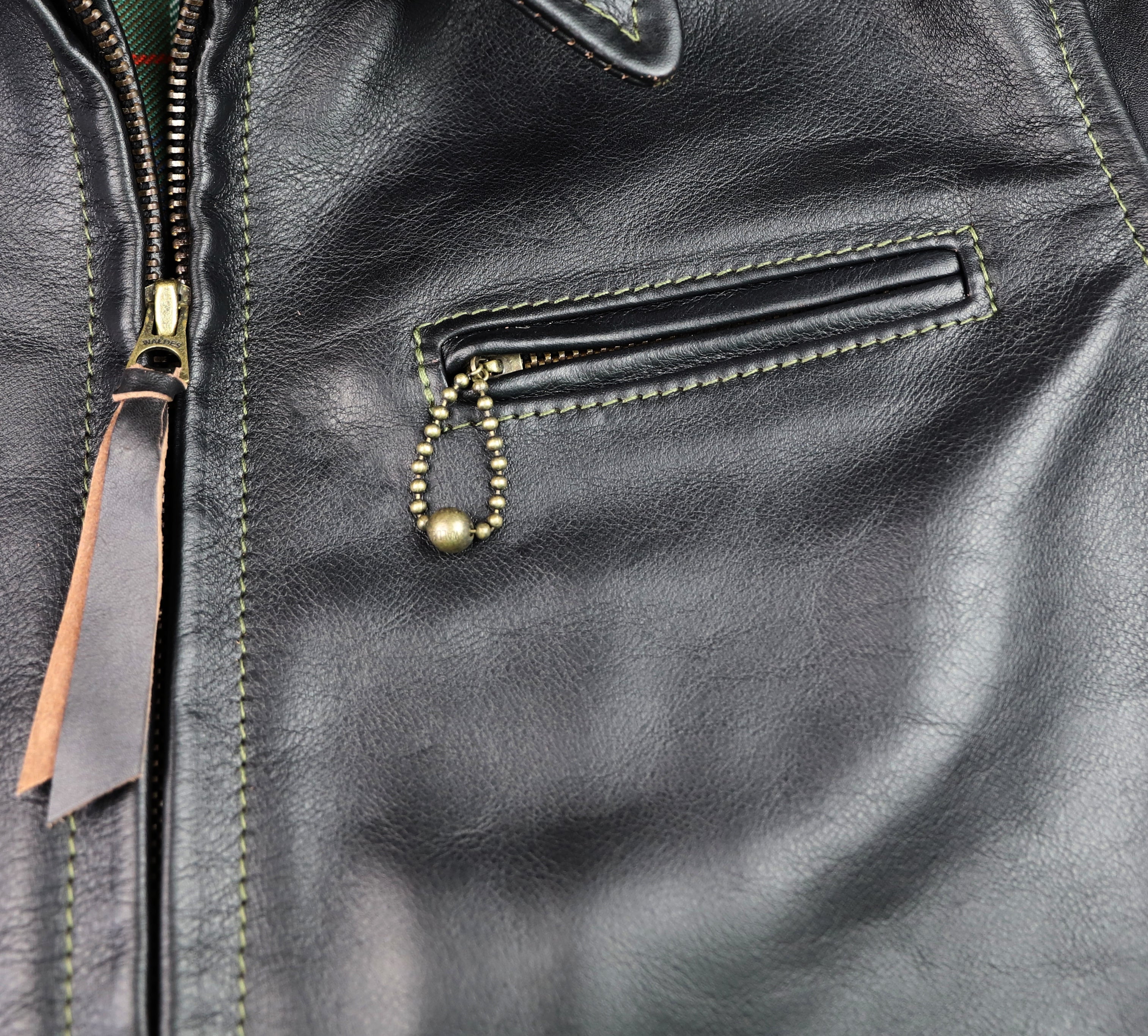Aero Premier Highwayman, size 40, Blackened Brown Vicenza Horsehide
