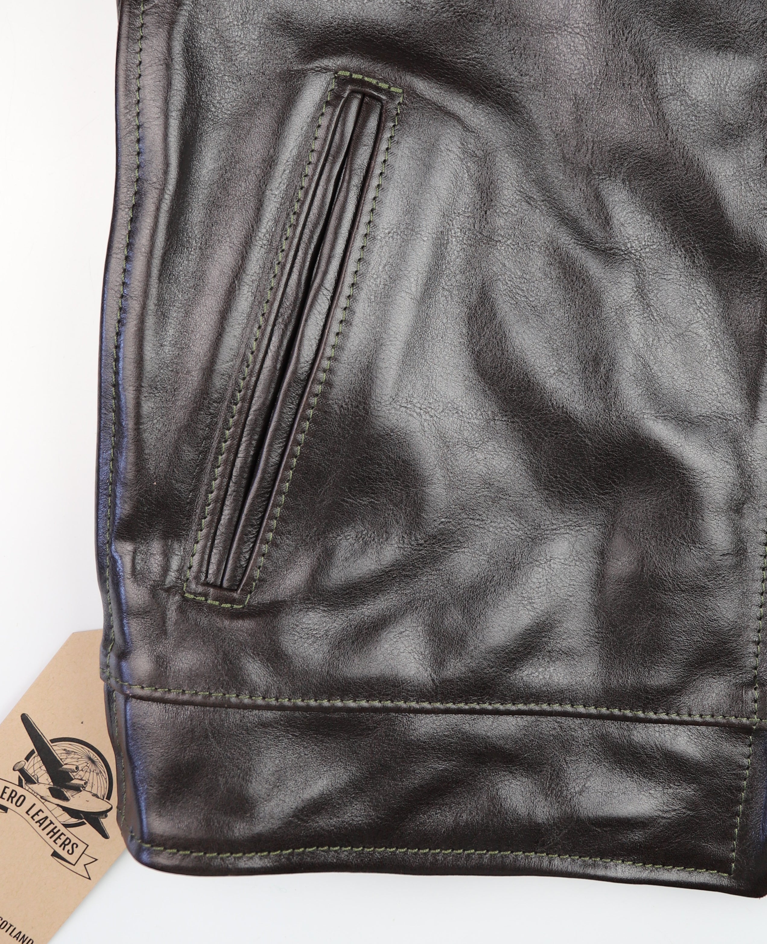 Aero Premier Highwayman, size 38, Chestnut Badalassi Cowhide