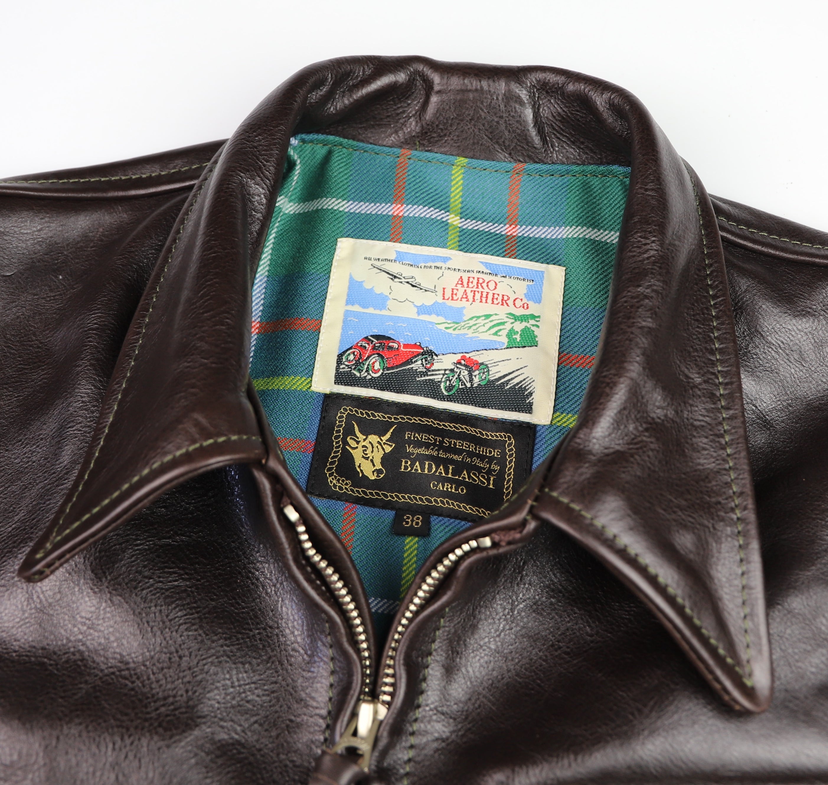 Aero Premier Highwayman, size 38, Chestnut Badalassi Cowhide