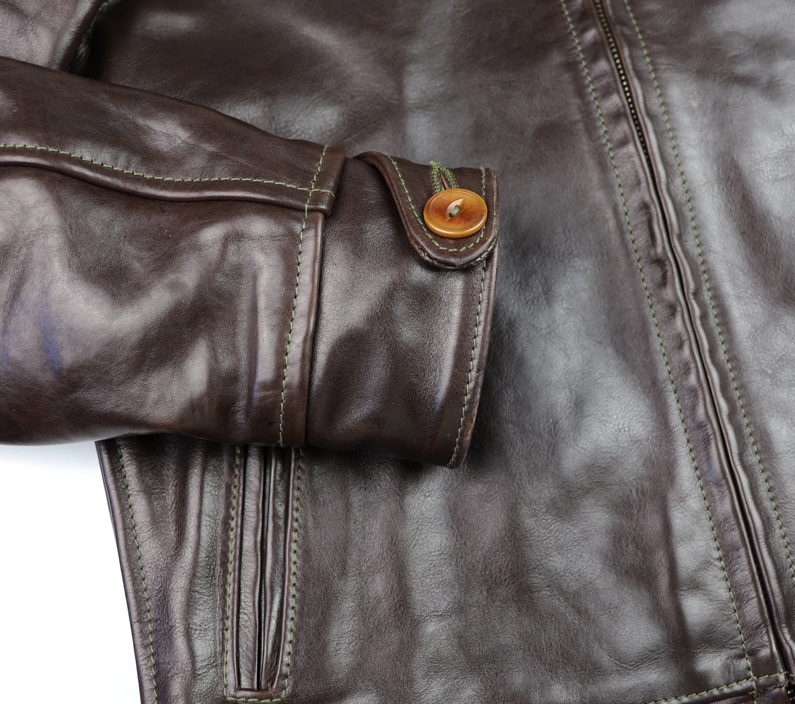 Aero Premier Highwayman, sz 38, Chestnut Badalassi Cowhide, Gently Worn