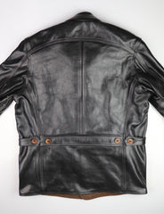 Aero Premier Work Coat, size 42, Black Badalassi Cowhide