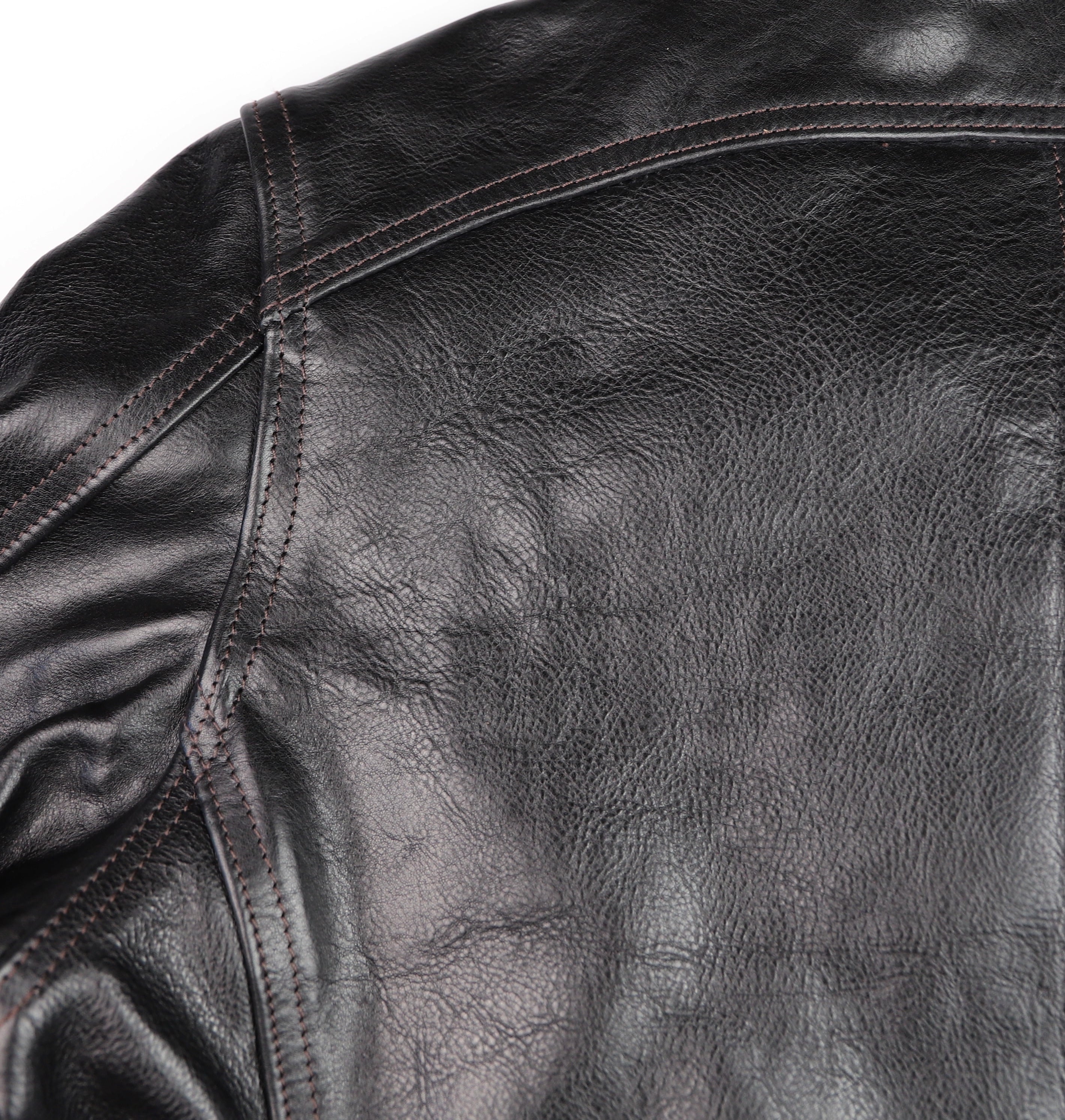 Aero Premier Work Coat, size 42, Black Badalassi Cowhide