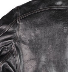 Aero Premier Work Coat, size 42, Black Badalassi Cowhide