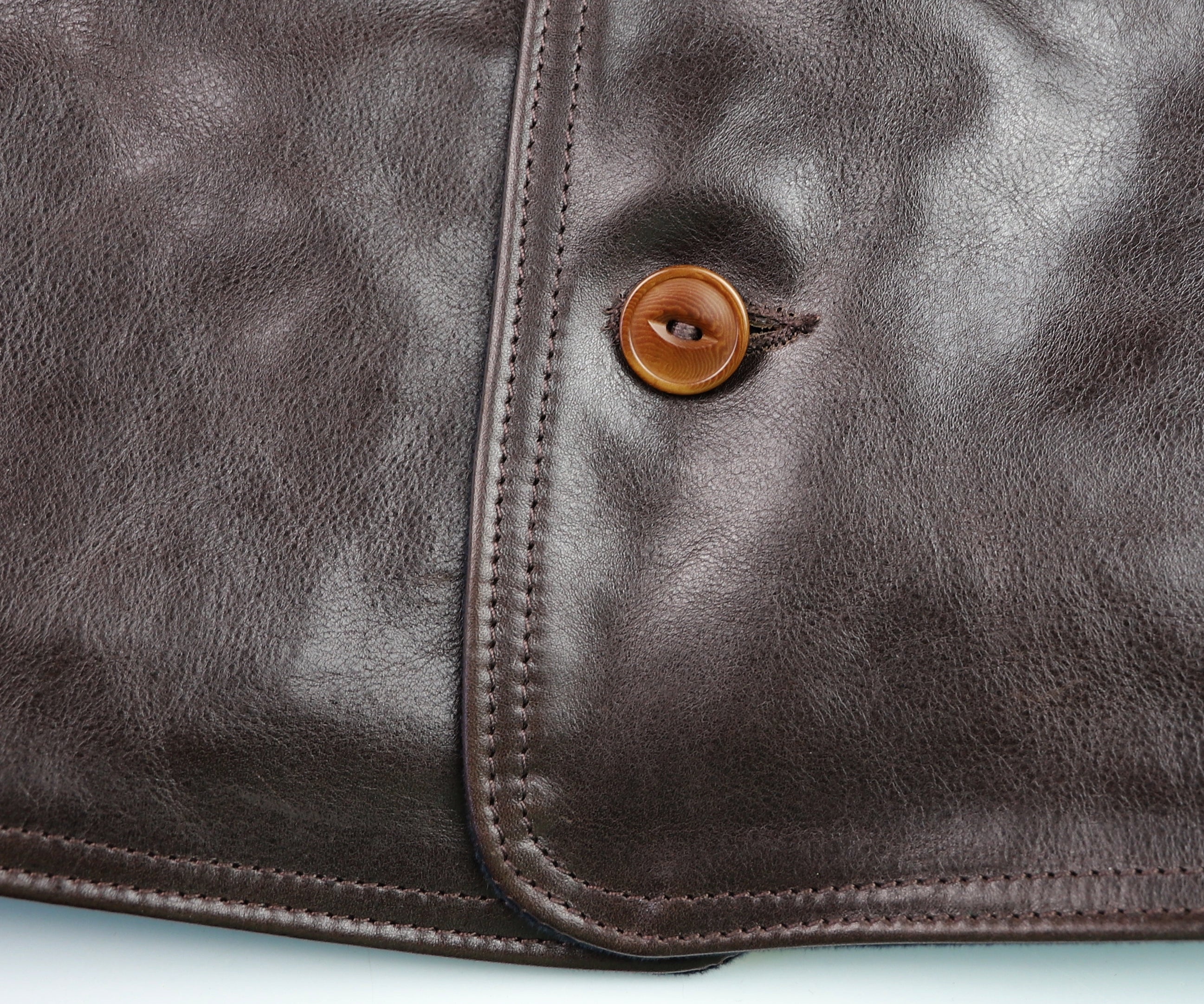 Aero Premier Work Coat, size 40, Chestnut Badalassi Cowhide