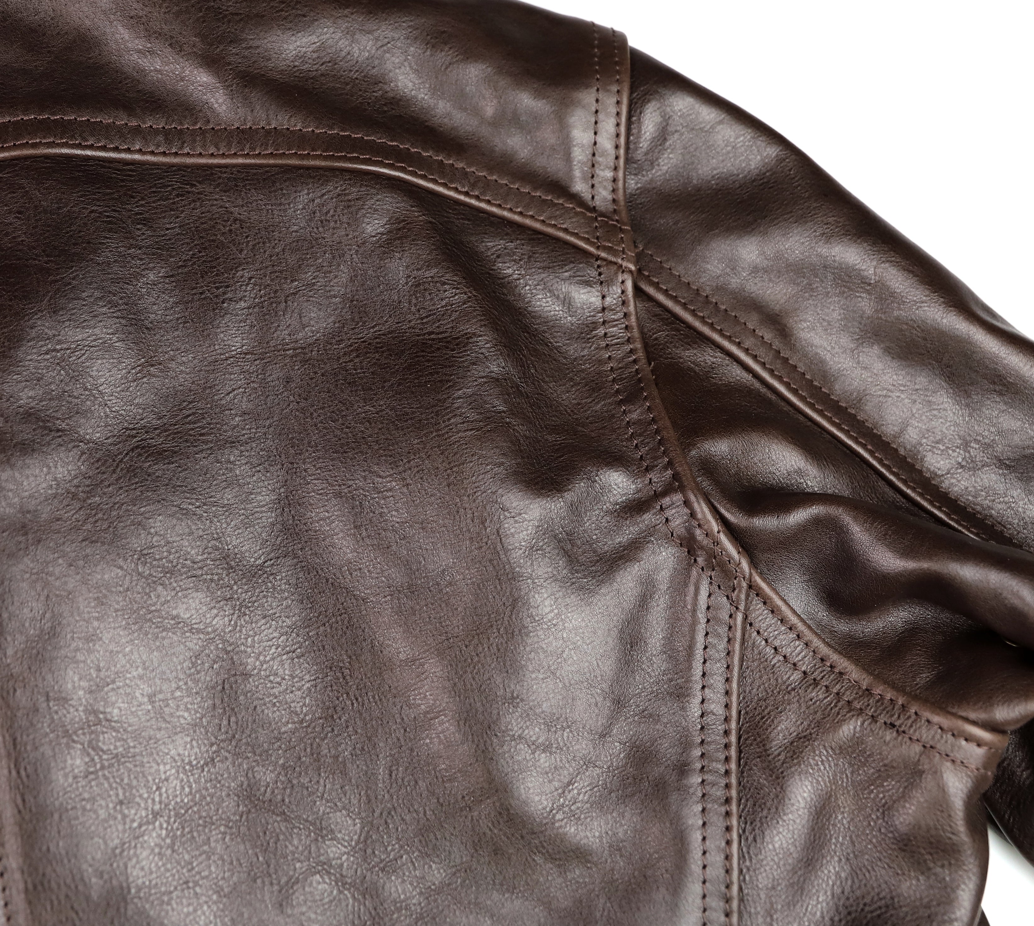 Aero Premier Work Coat, size 40, Chestnut Badalassi Cowhide