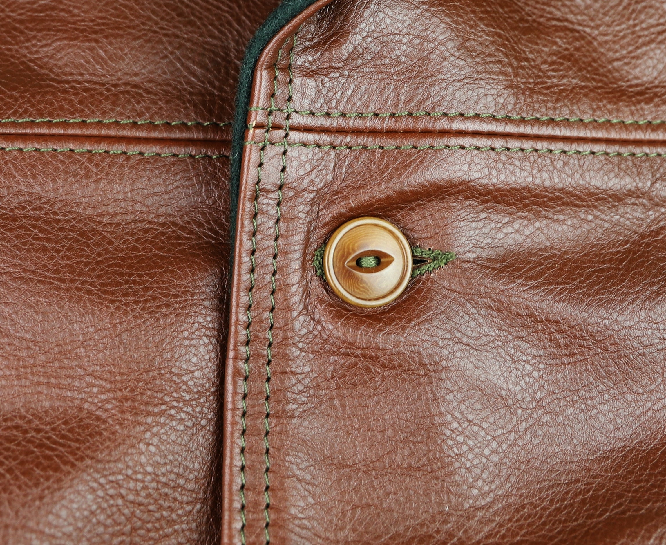 Aero Premier Work Coat, size 42, Russet Vicenza Horsehide