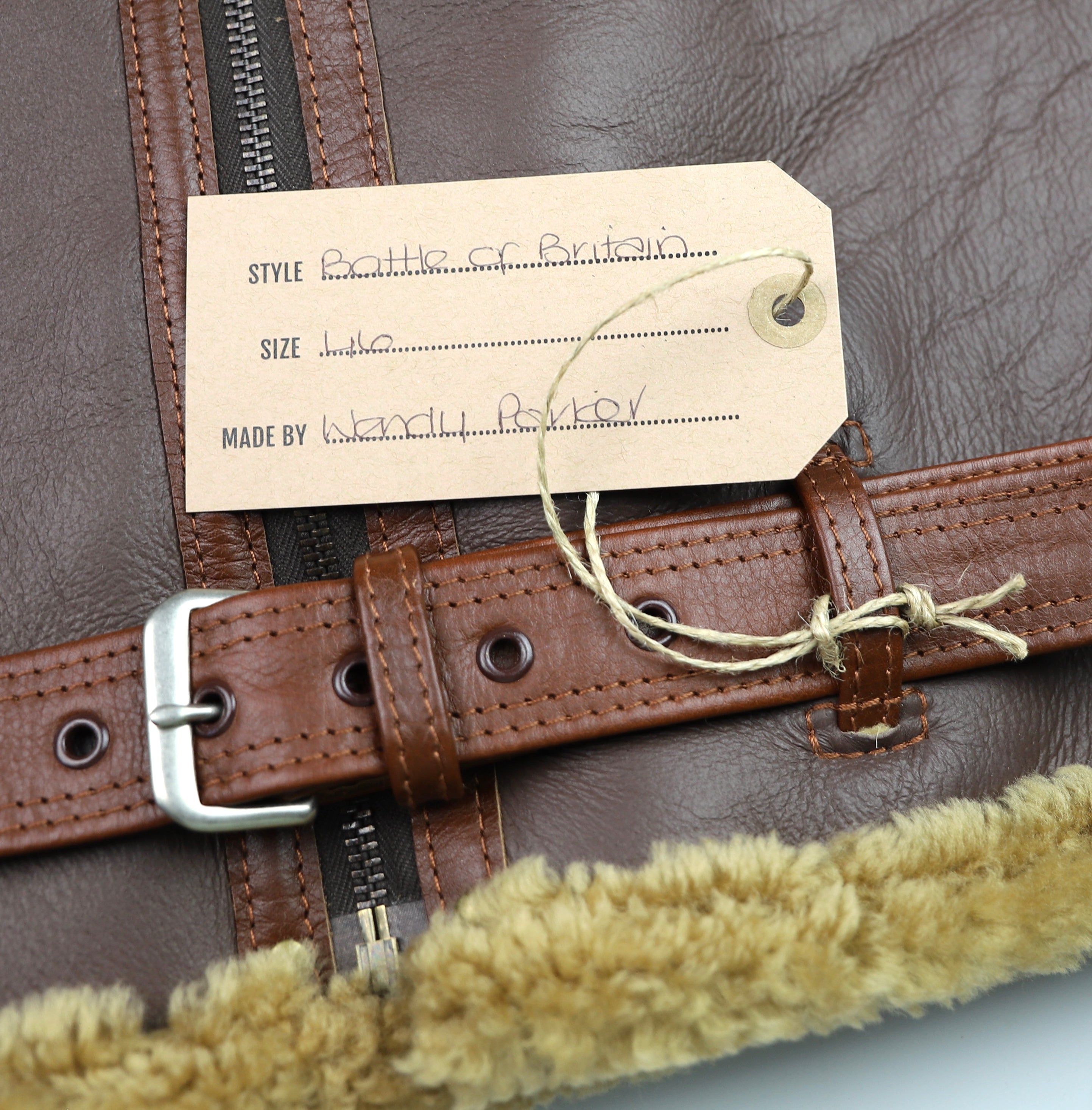 Aero RAF Battle of Britain Model Flying Jacket, size 46, Russet with Vicenza trim