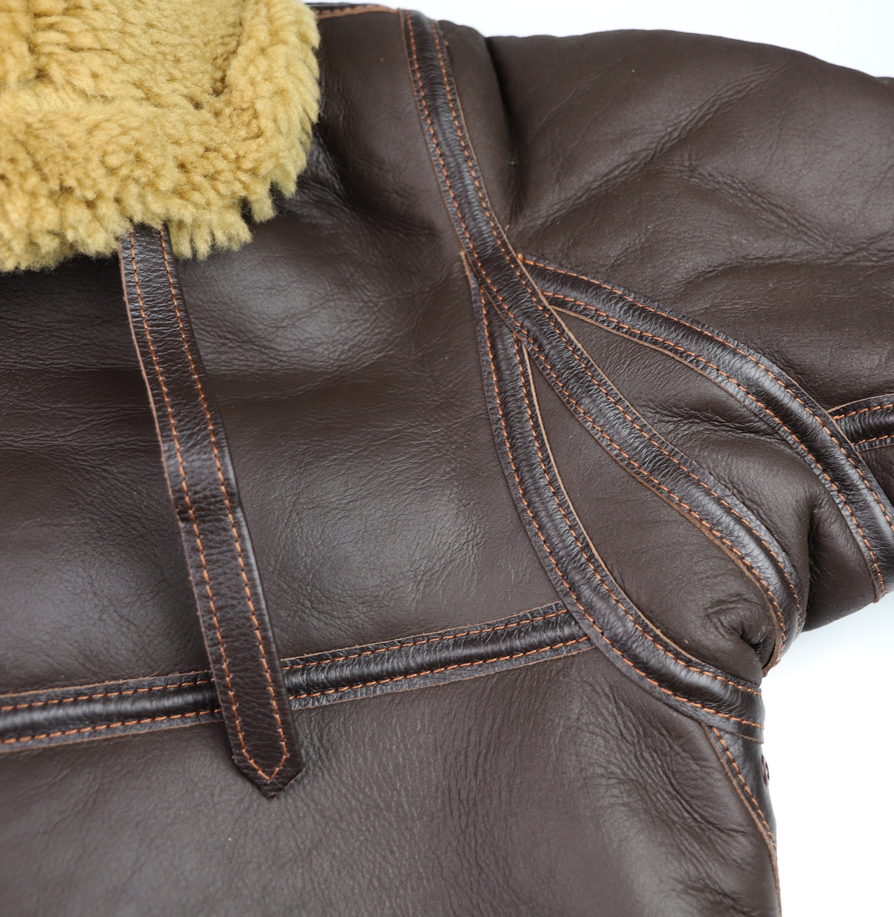 Aero RAF Battle of Britain Model Flying Jacket, size 46, Seal Brown