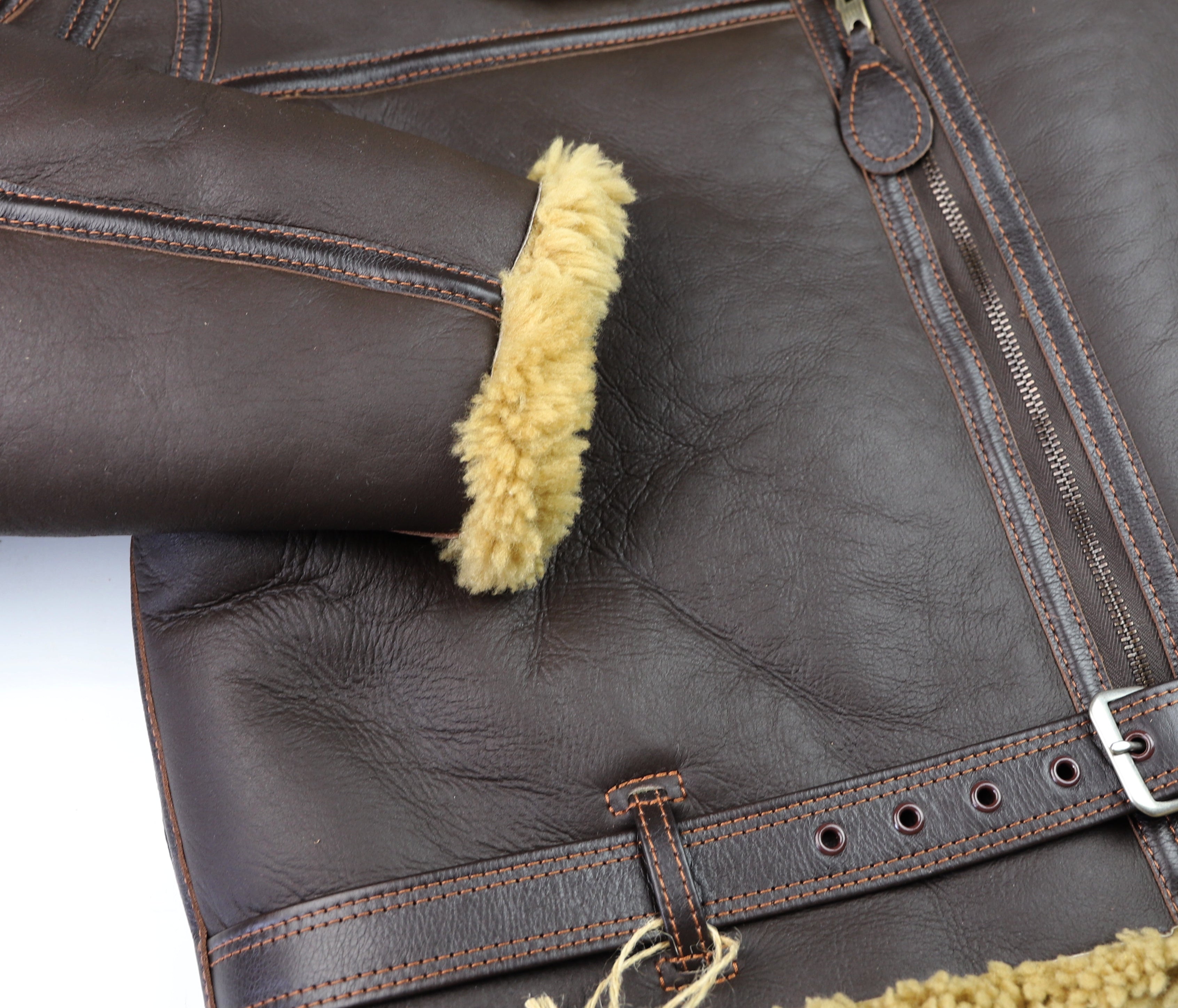 Aero RAF Battle of Britain Model Flying Jacket, size 46, Seal Brown