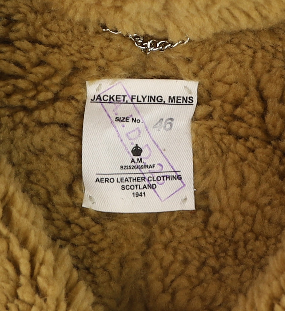 Aero RAF Battle of Britain Model Flying Jacket, size 46, Seal Brown