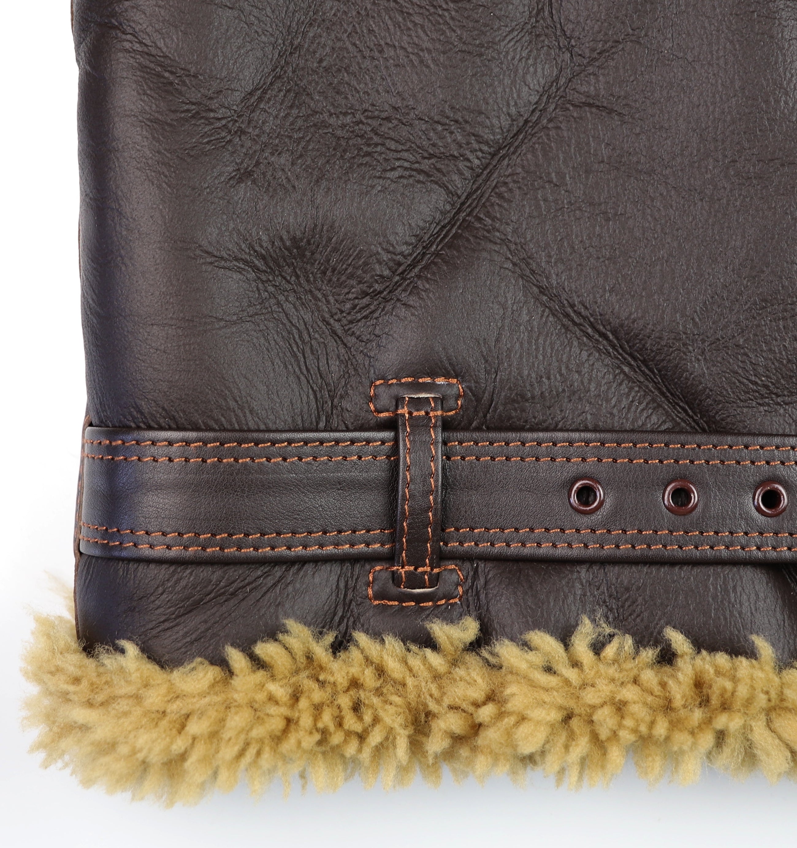 Aero RAF Battle of Britain Model Shearling Jacket, size 40, Seal Brown