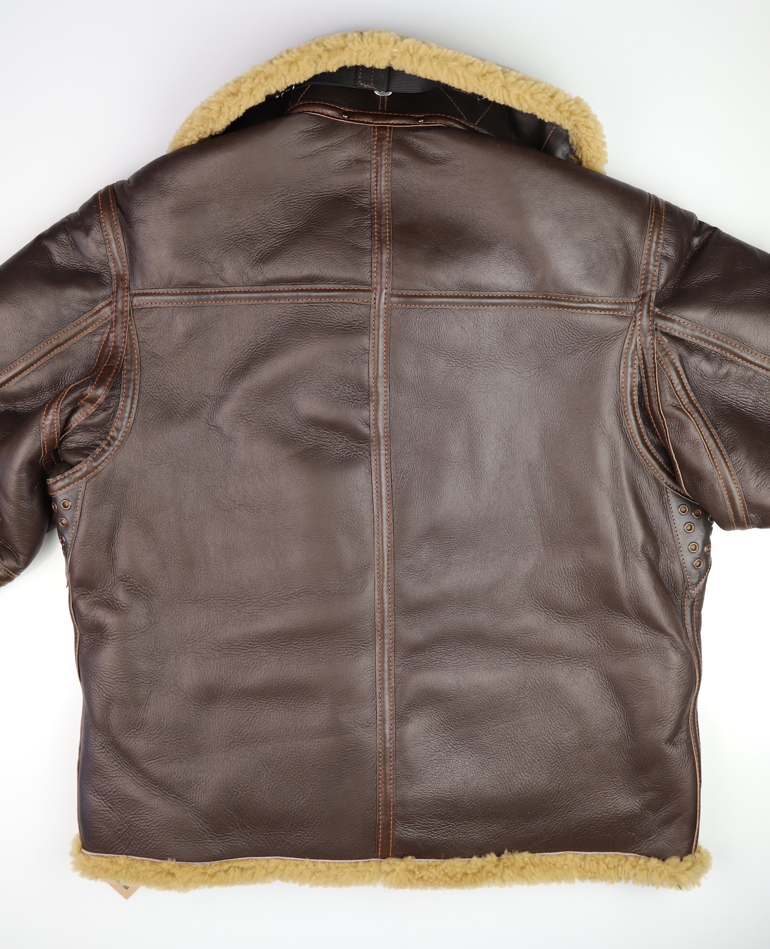 Aero RAF Battle of Britain Model Shearling Jacket, size 44, Seal Brown