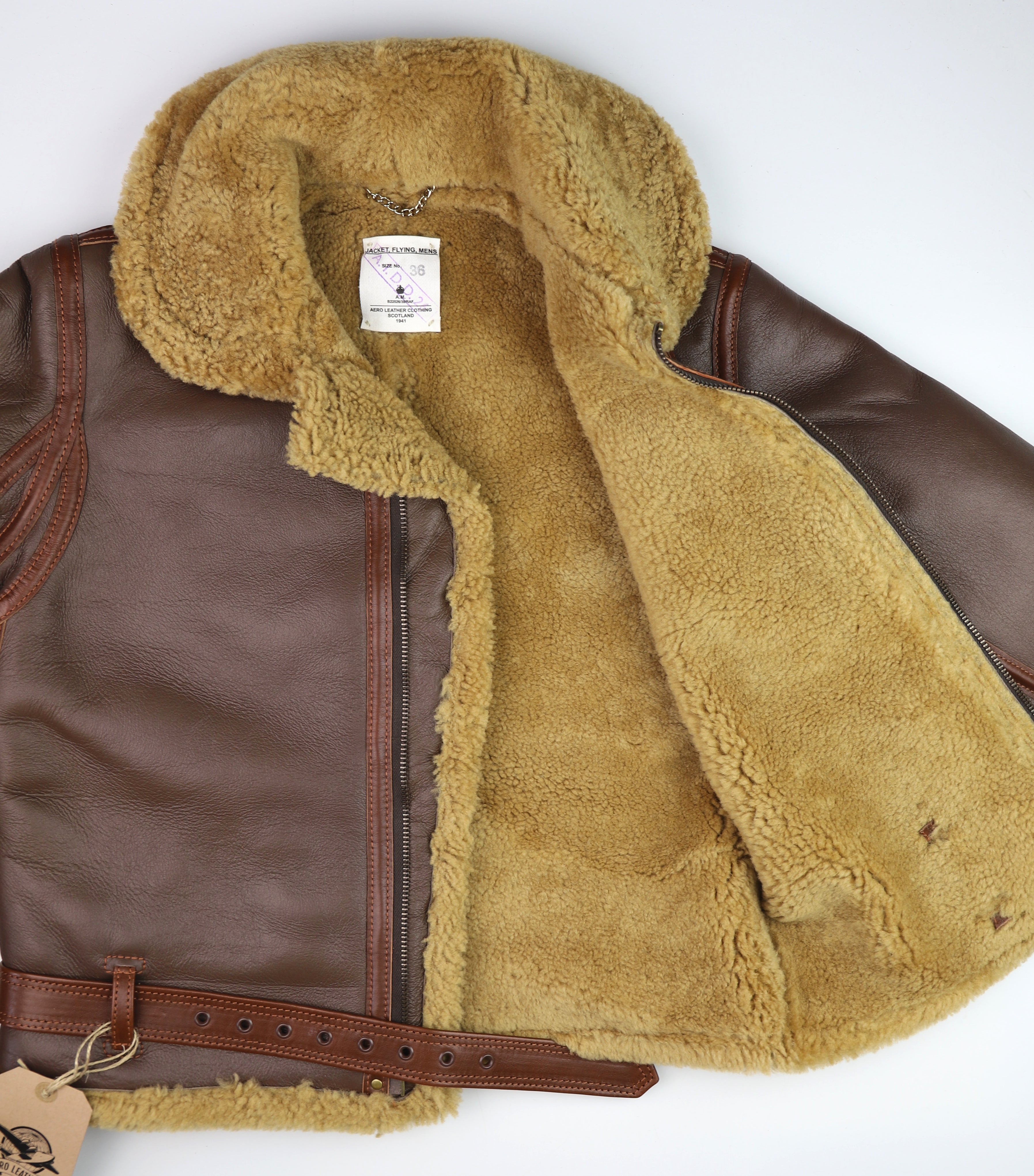 Aero RAF Pre-War Model Flying Jacket, size 36