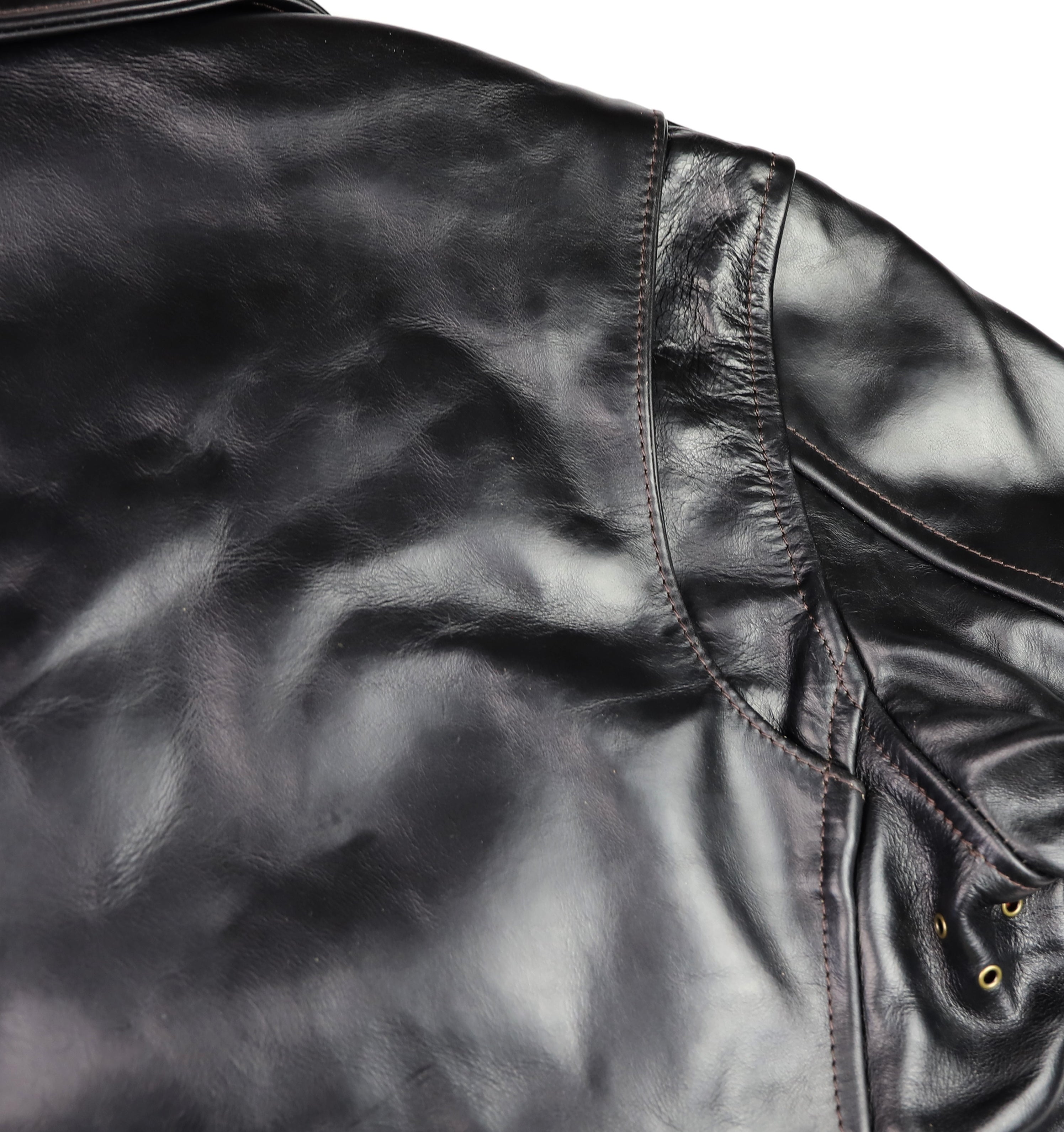Aero Three-Pocket Ridley, size 40, Black CXL Steerhide