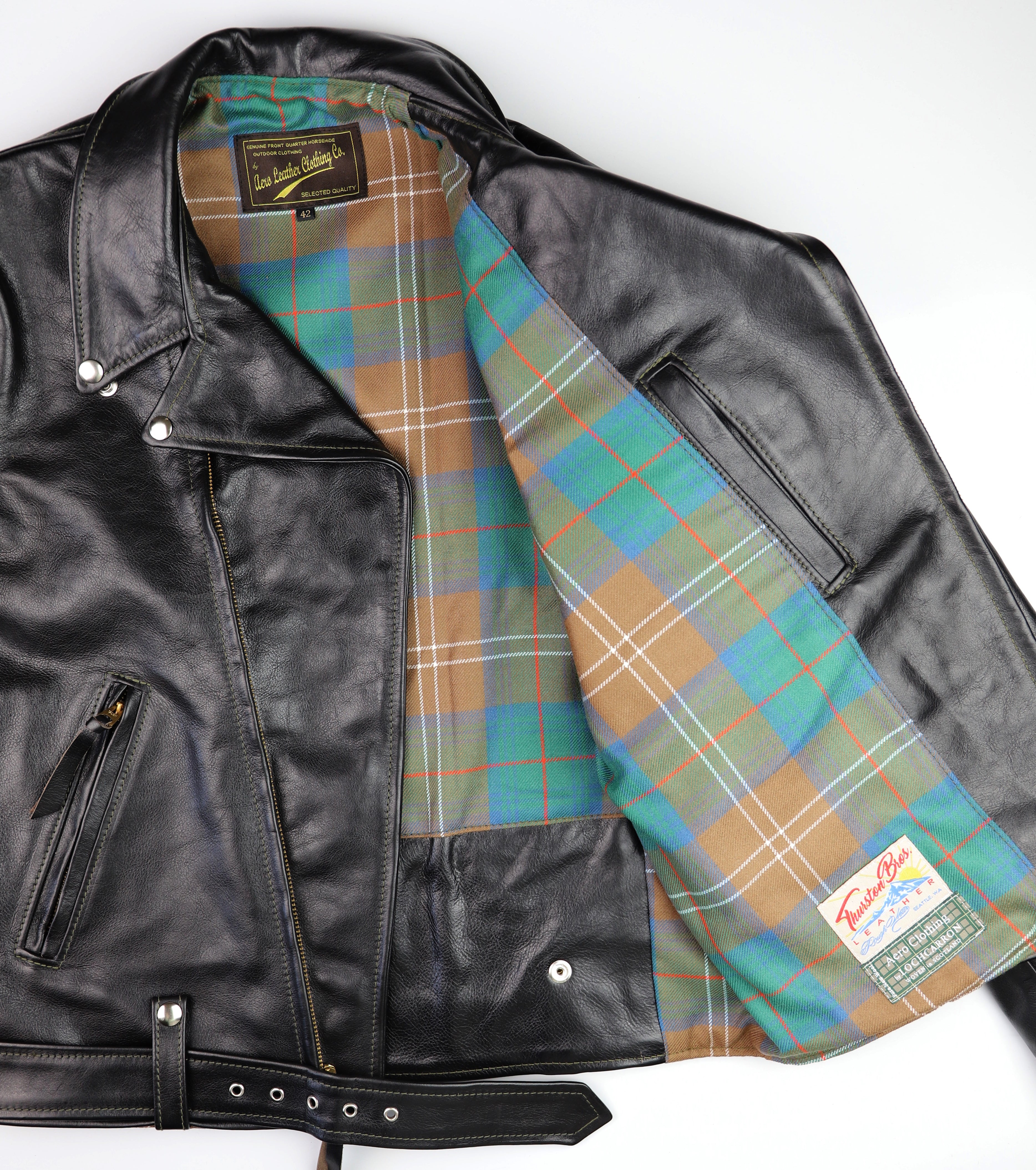 Aero D-Pocket Ridley, size 42, Blackened Brown Vicenza Horsehide