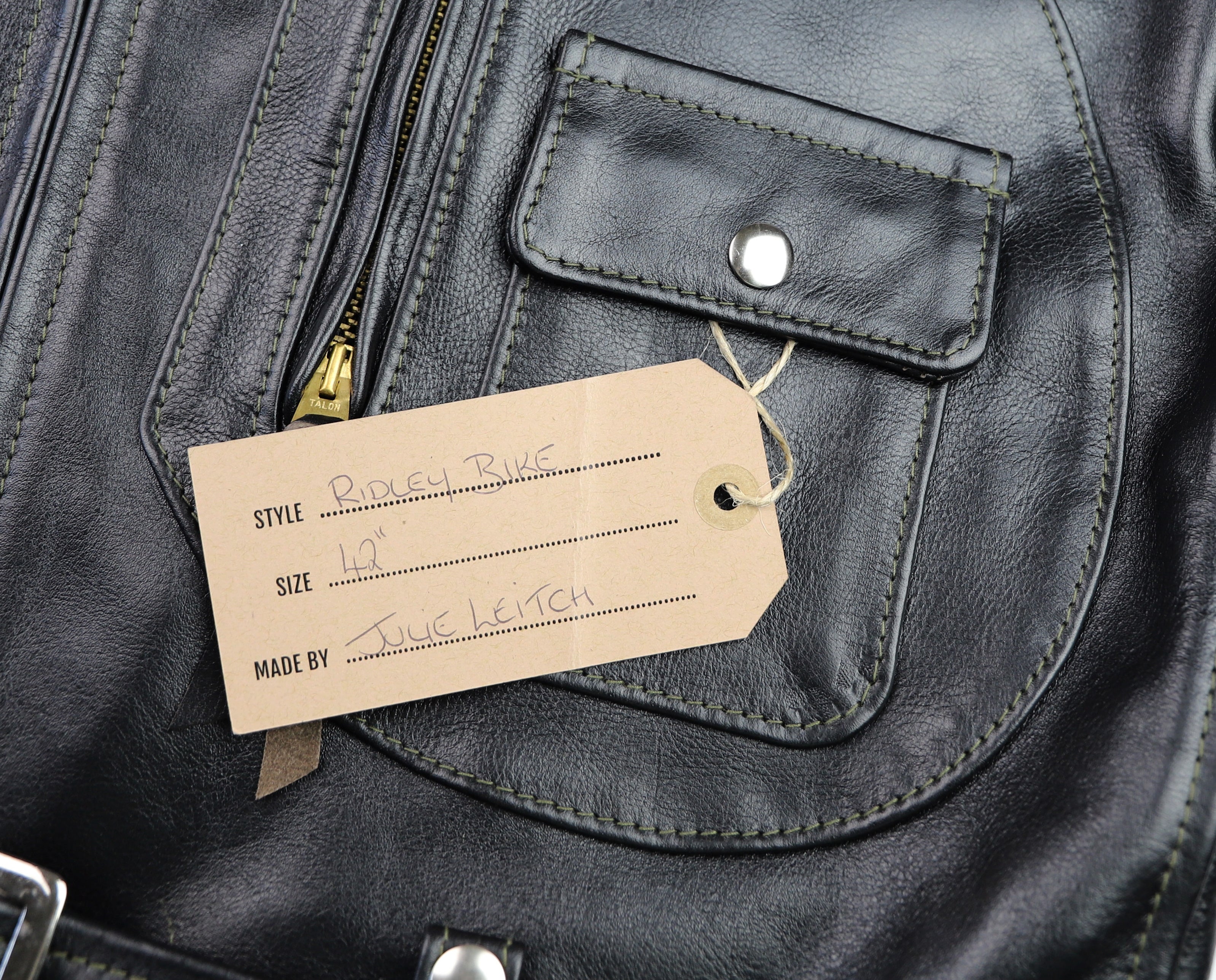 Aero D-Pocket Ridley, size 42, Blackened Brown Vicenza Horsehide