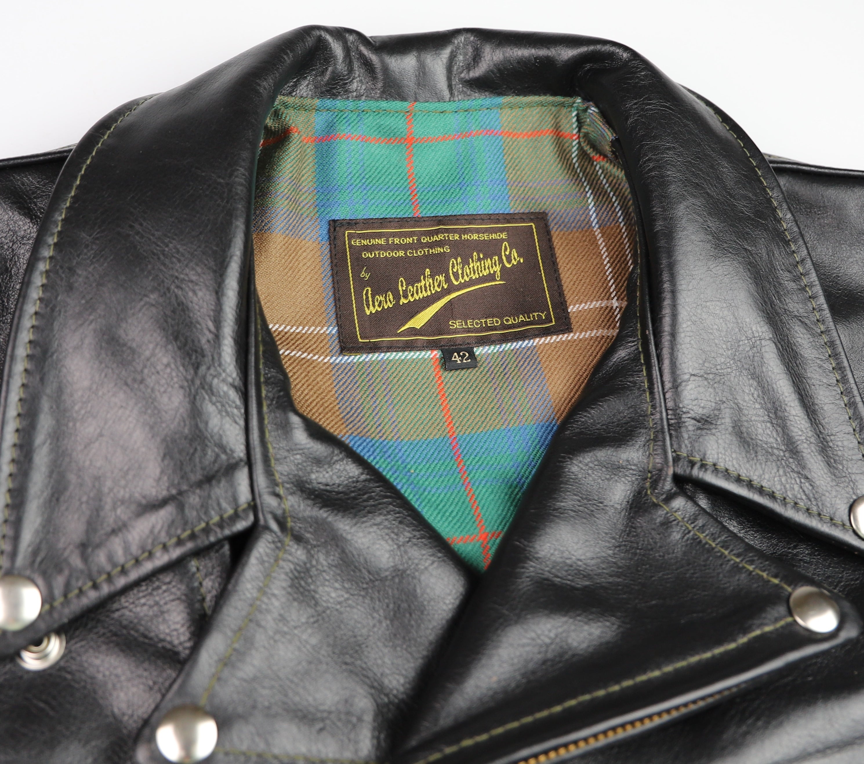 Aero D-Pocket Ridley, size 42, Blackened Brown Vicenza Horsehide