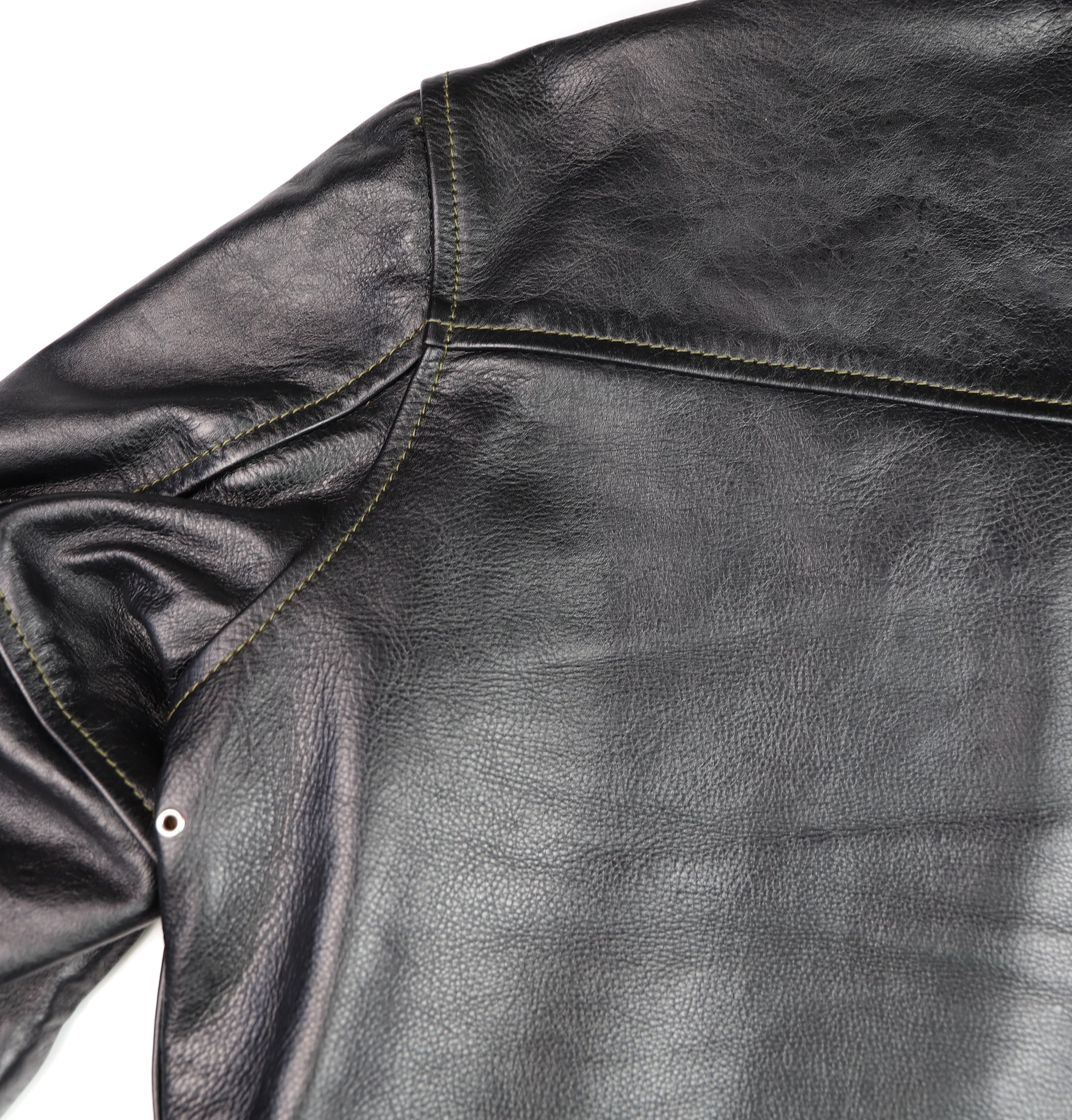 Aero Seven, size 40, Blackened Brown Vicenza Horsehide, Gently Worn