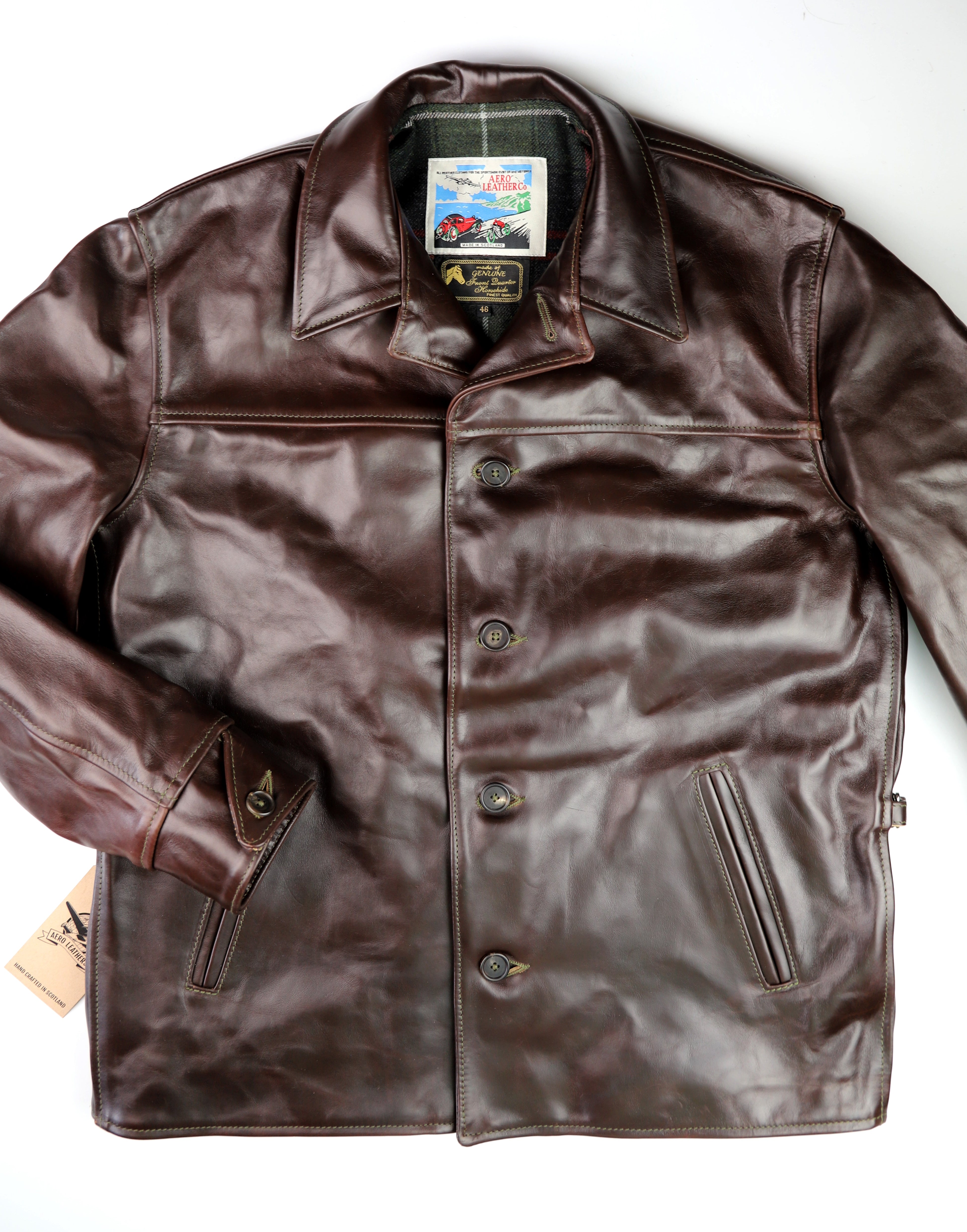 Aero Teamster, size 46 (fits like 48), Brown Chromexcel FQHH