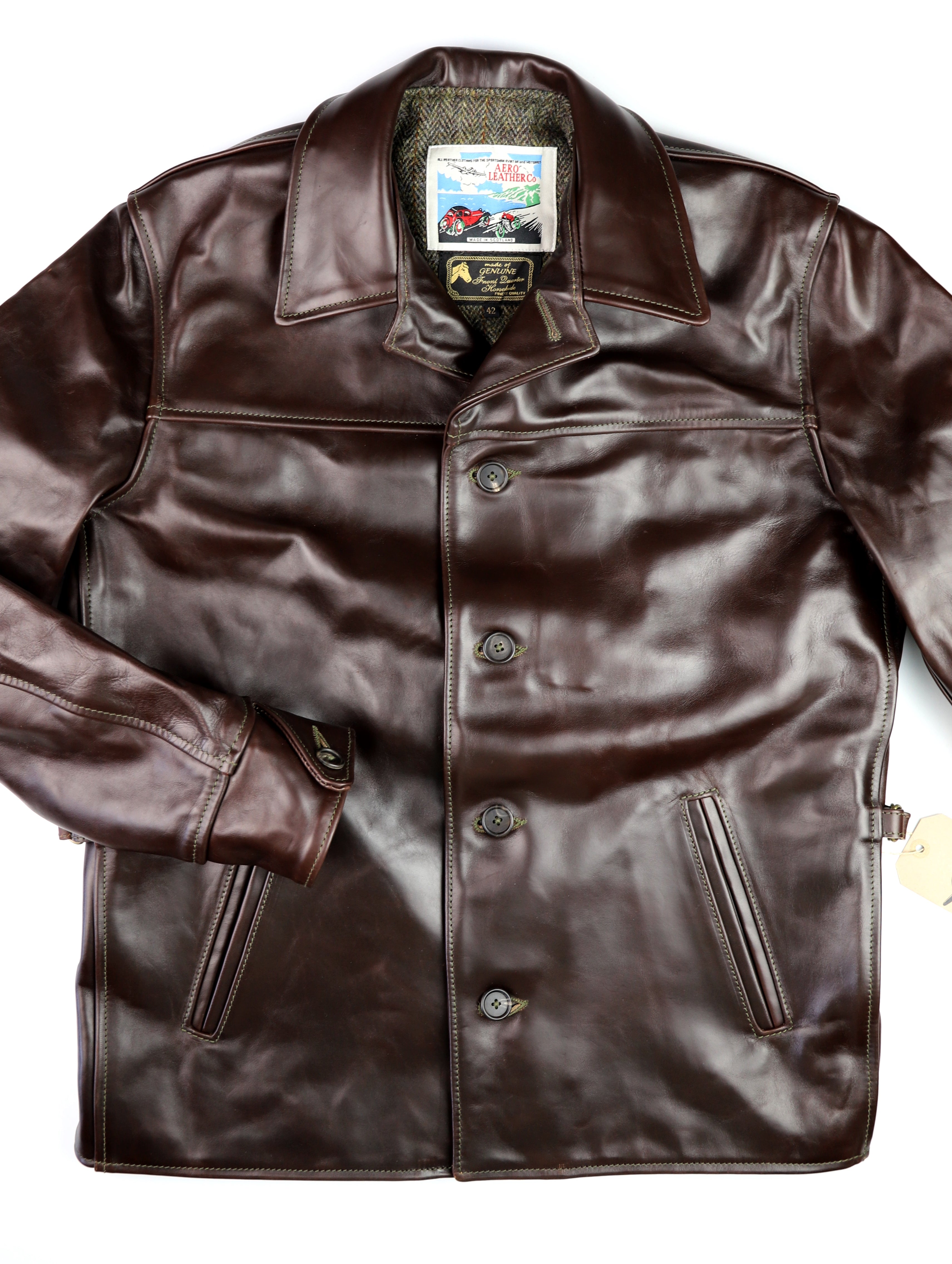 Aero Teamster, sz 42 (fits like 44), Brown Chromexcel FQHH