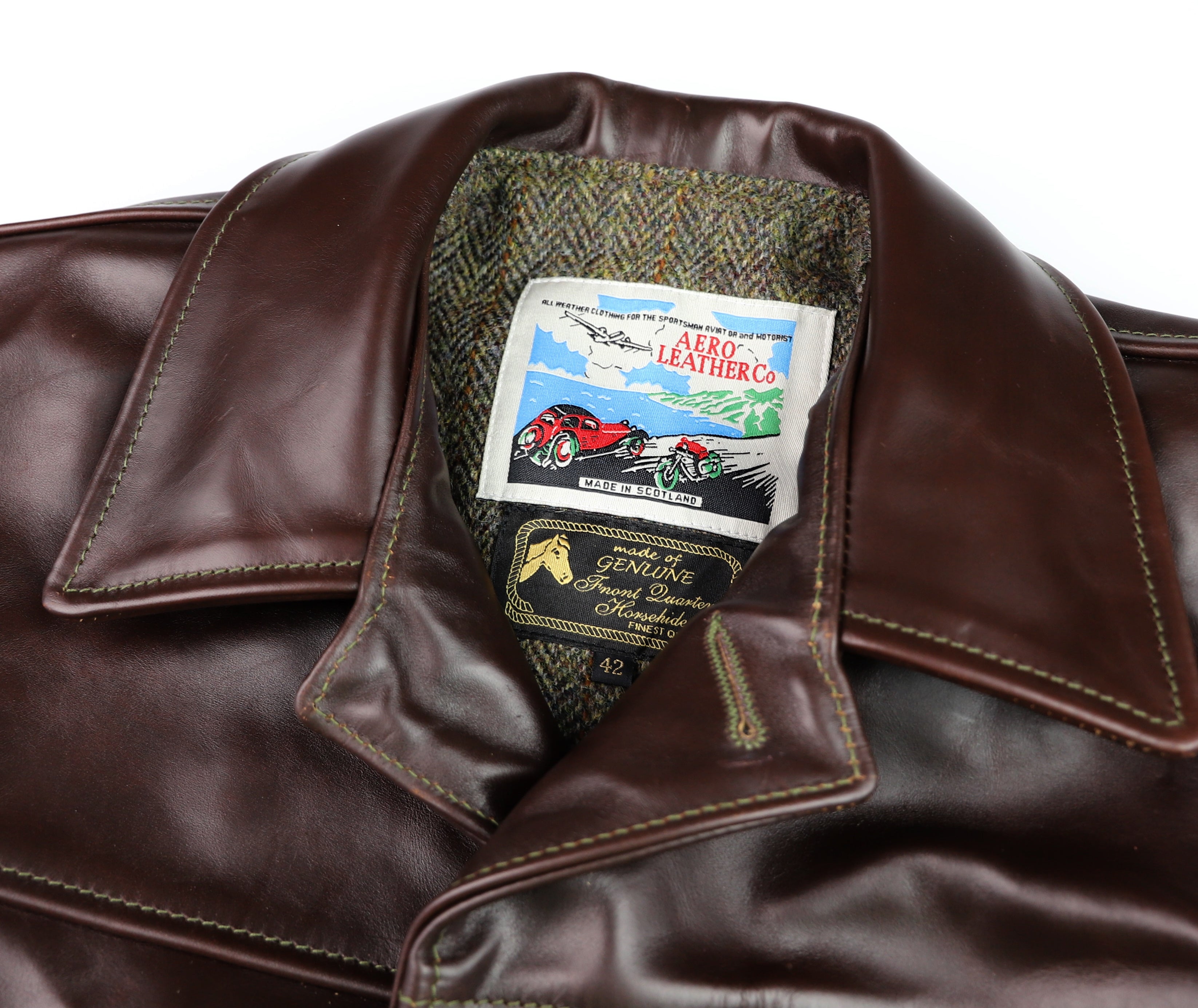 Aero Teamster, sz 42 (fits like 44), Brown Chromexcel FQHH