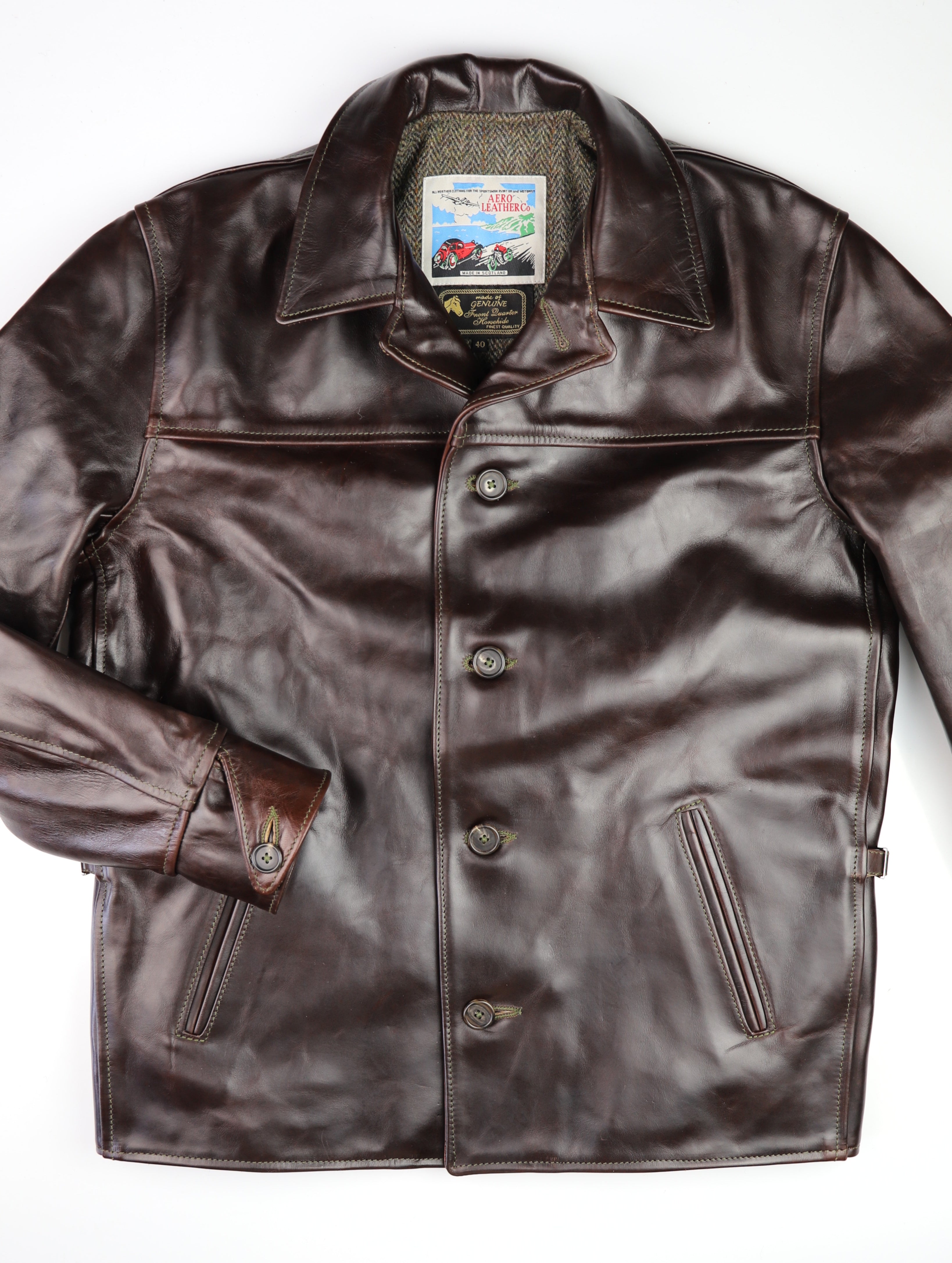 Aero Teamster, sz 40 (fits like 42), Brown Chromexcel FQHH