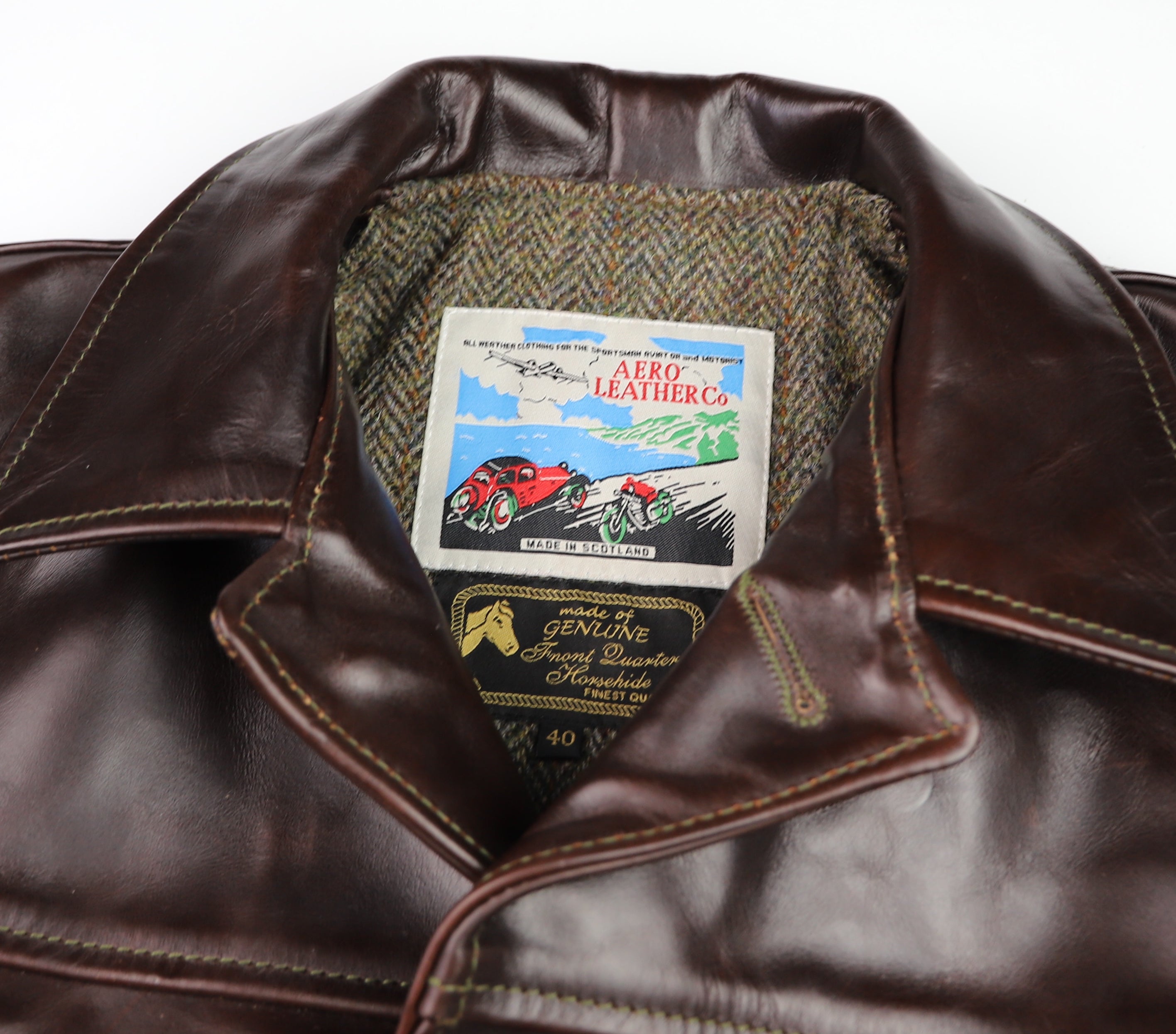 Aero Teamster, sz 40 (fits like 42), Brown Chromexcel FQHH