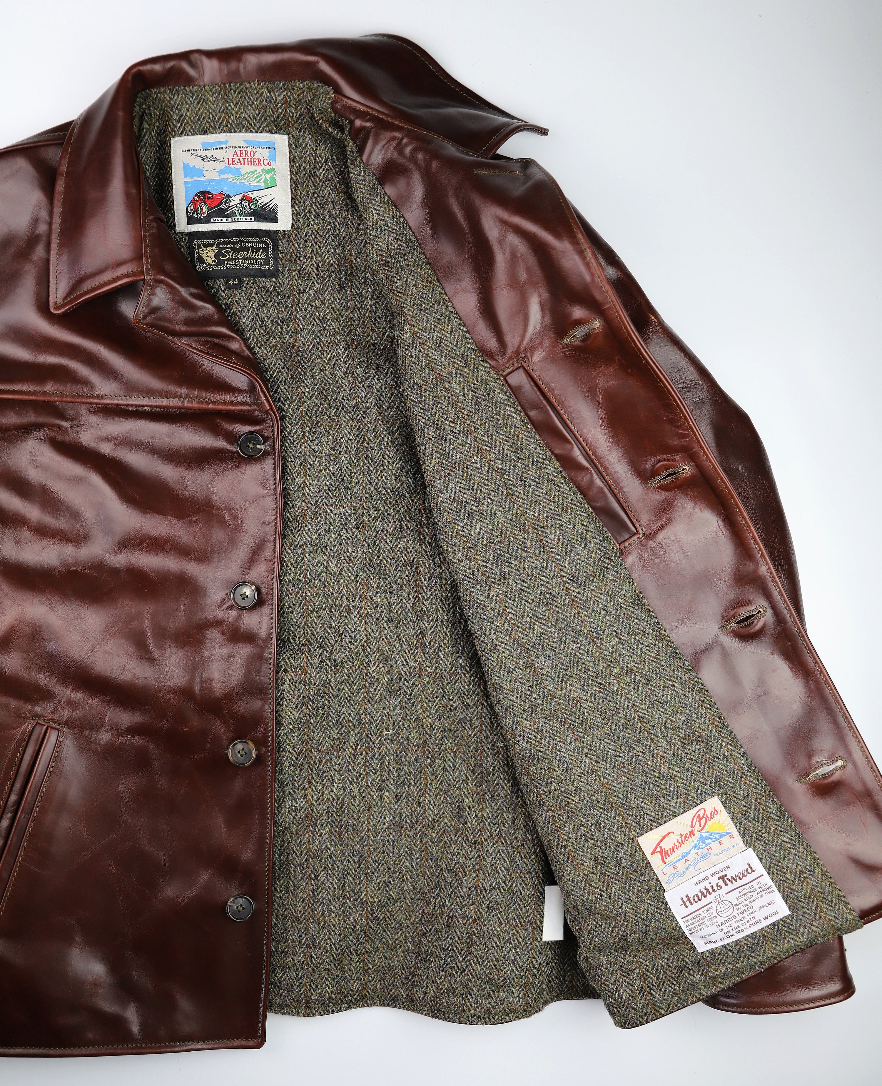 Aero Teamster, size 44 (fits like 46), Brown Chromexcel Steerhide