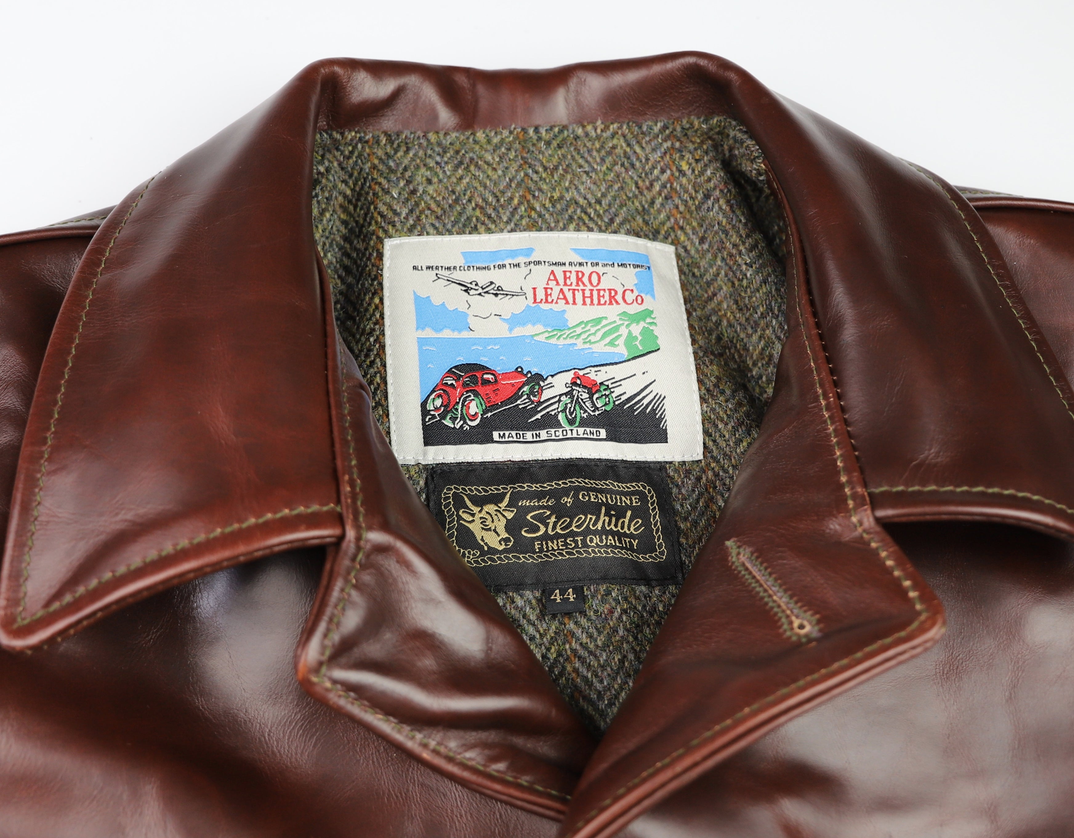 Aero Teamster, size 44 (fits like 46), Brown Chromexcel Steerhide