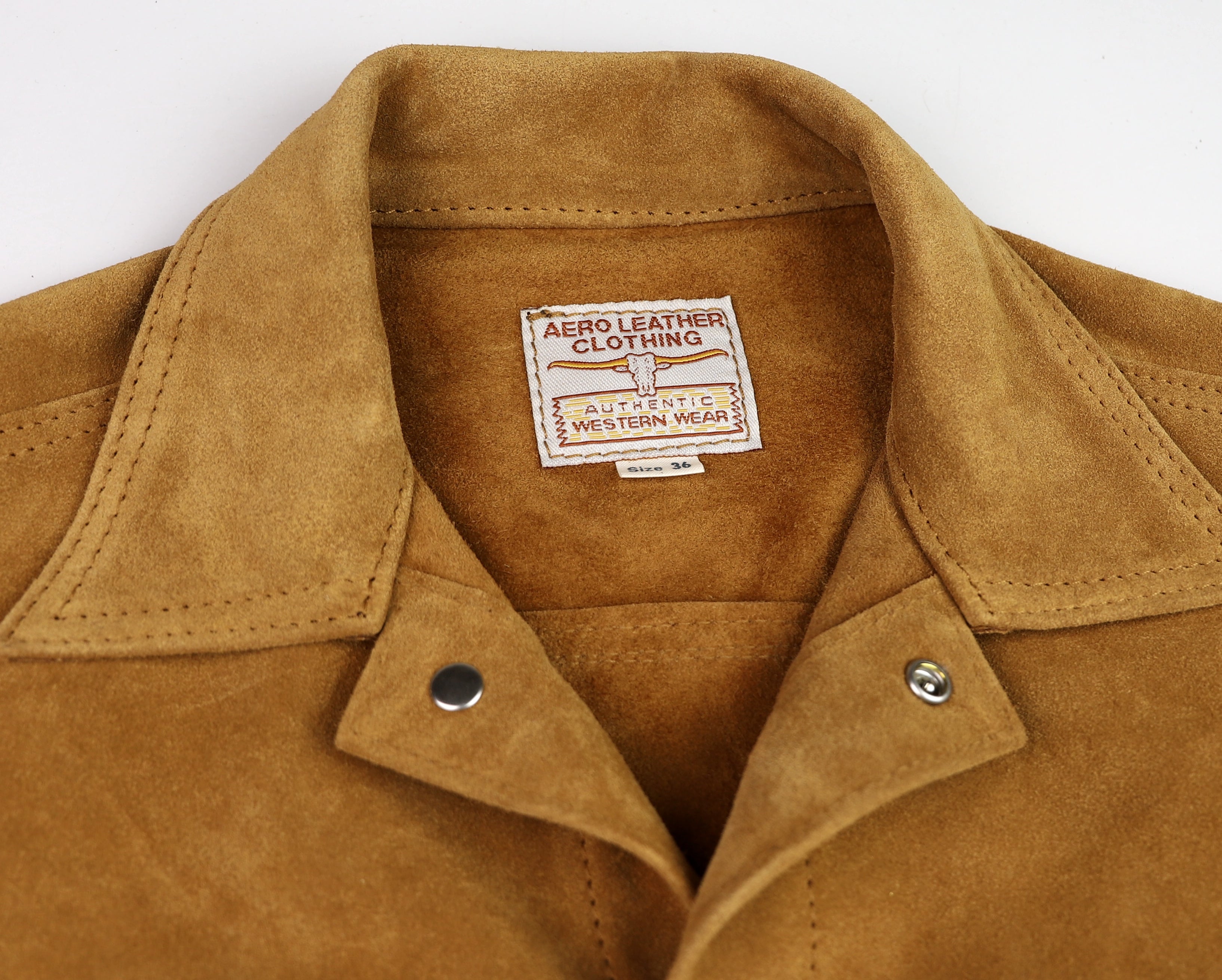Aero Type 3 Jean Jacket, size 36, Golden Suede