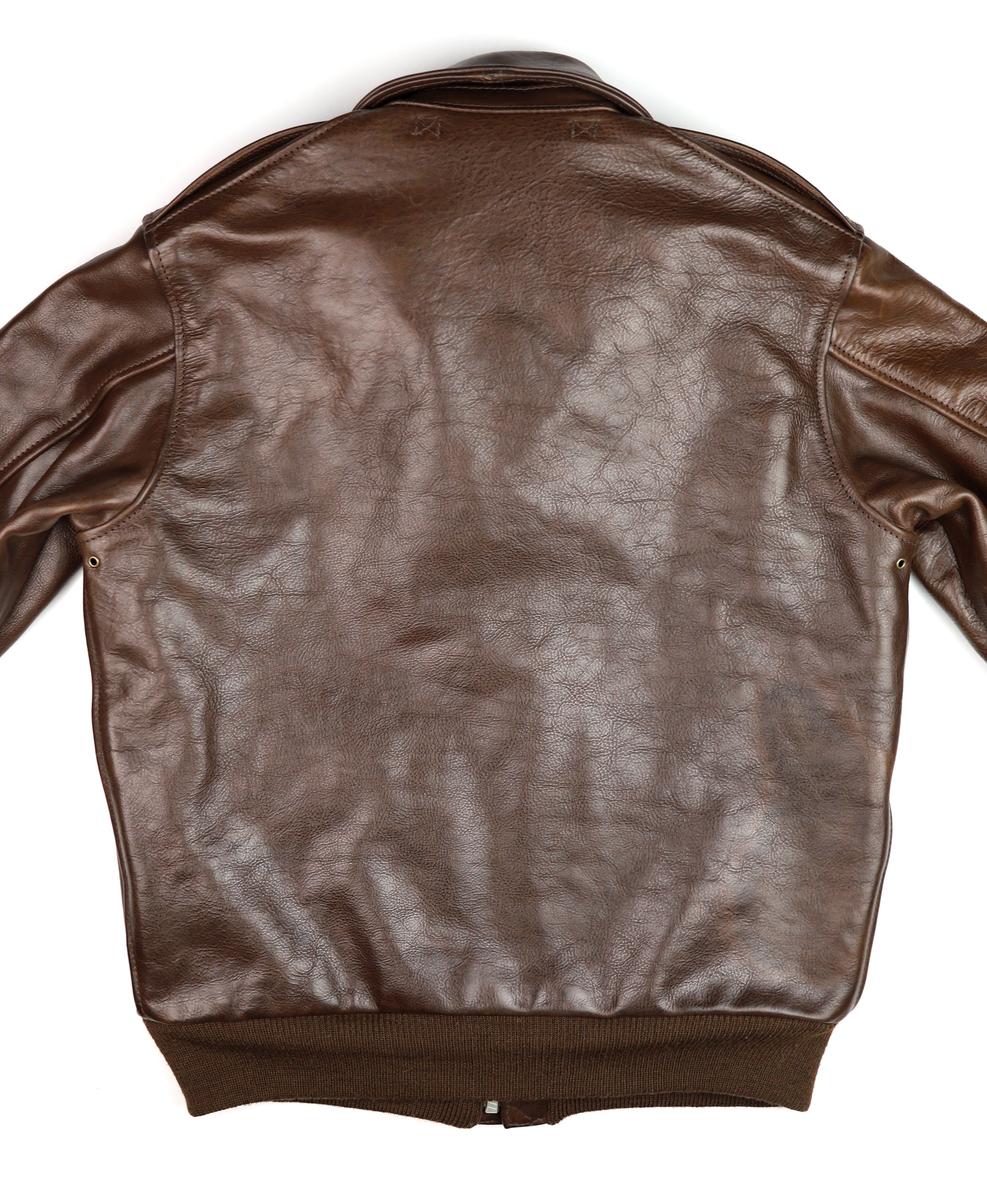 Aero A-2 Military Flight Jacket, size 38, Chestnut Badalassi, Gently Worn
