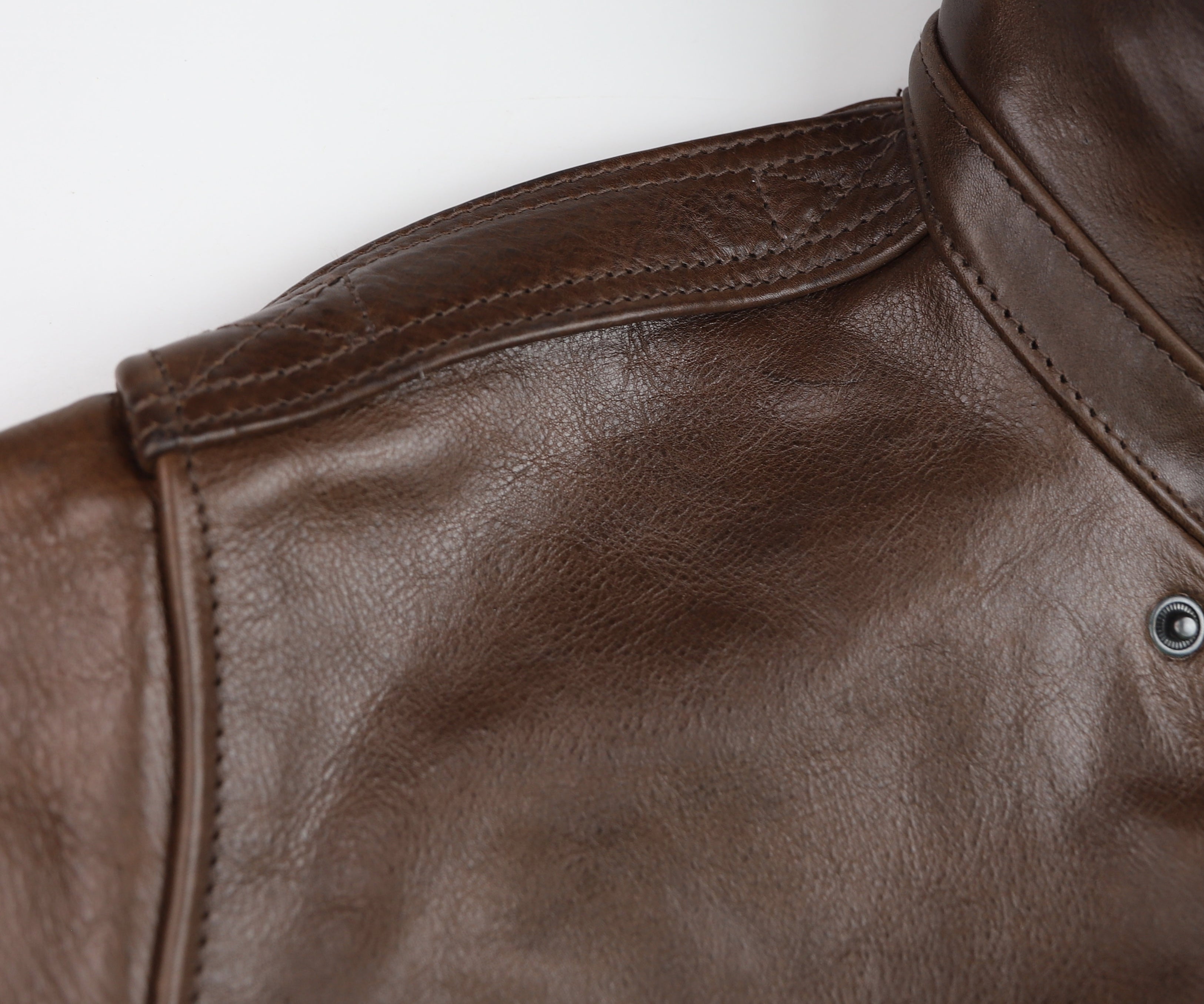 Aero A-2 Military Flight Jacket, size 38, Chestnut Badalassi, Gently Worn