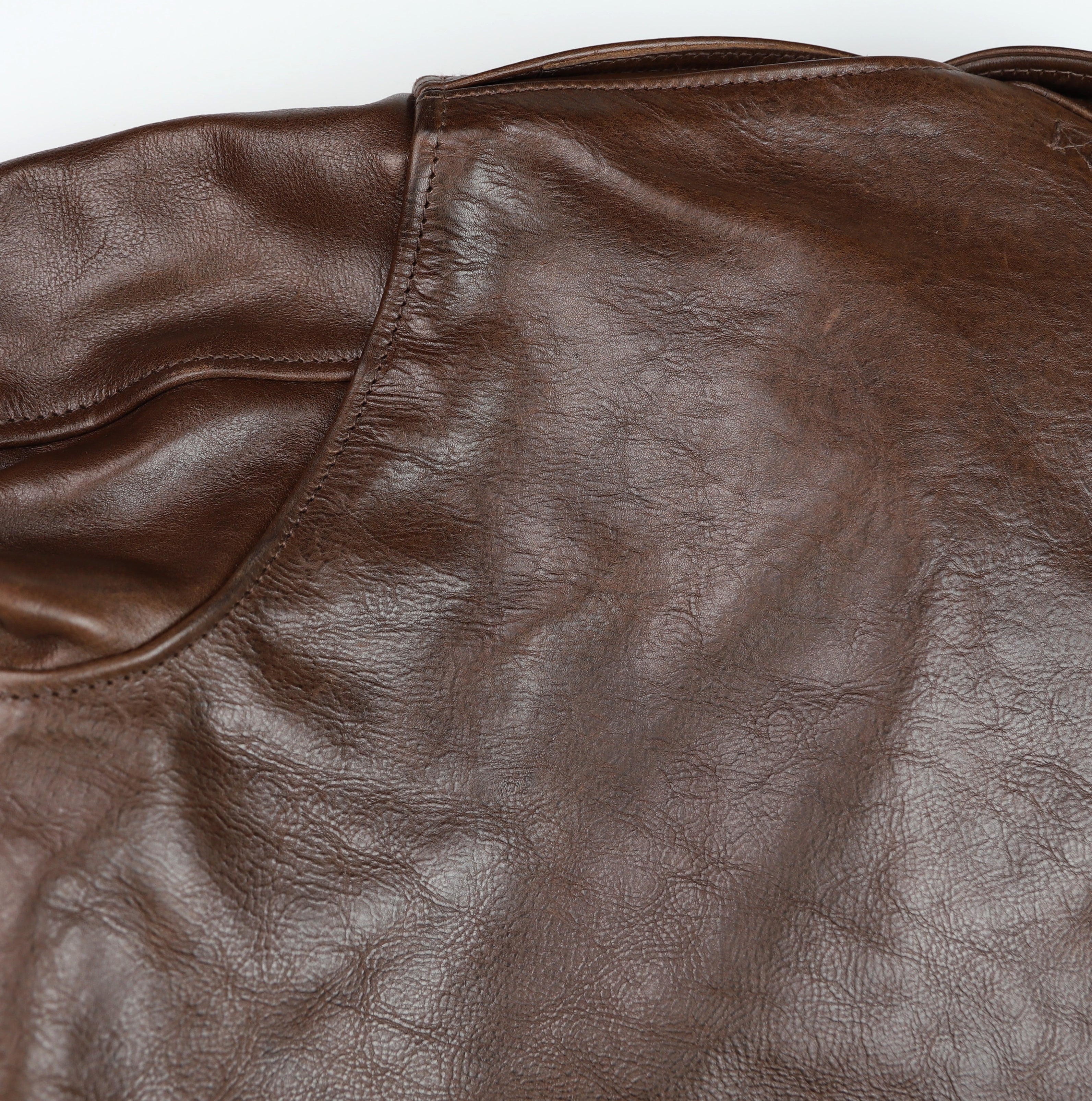 Aero A-2 Military Flight Jacket, size 38, Chestnut Badalassi, Gently Worn