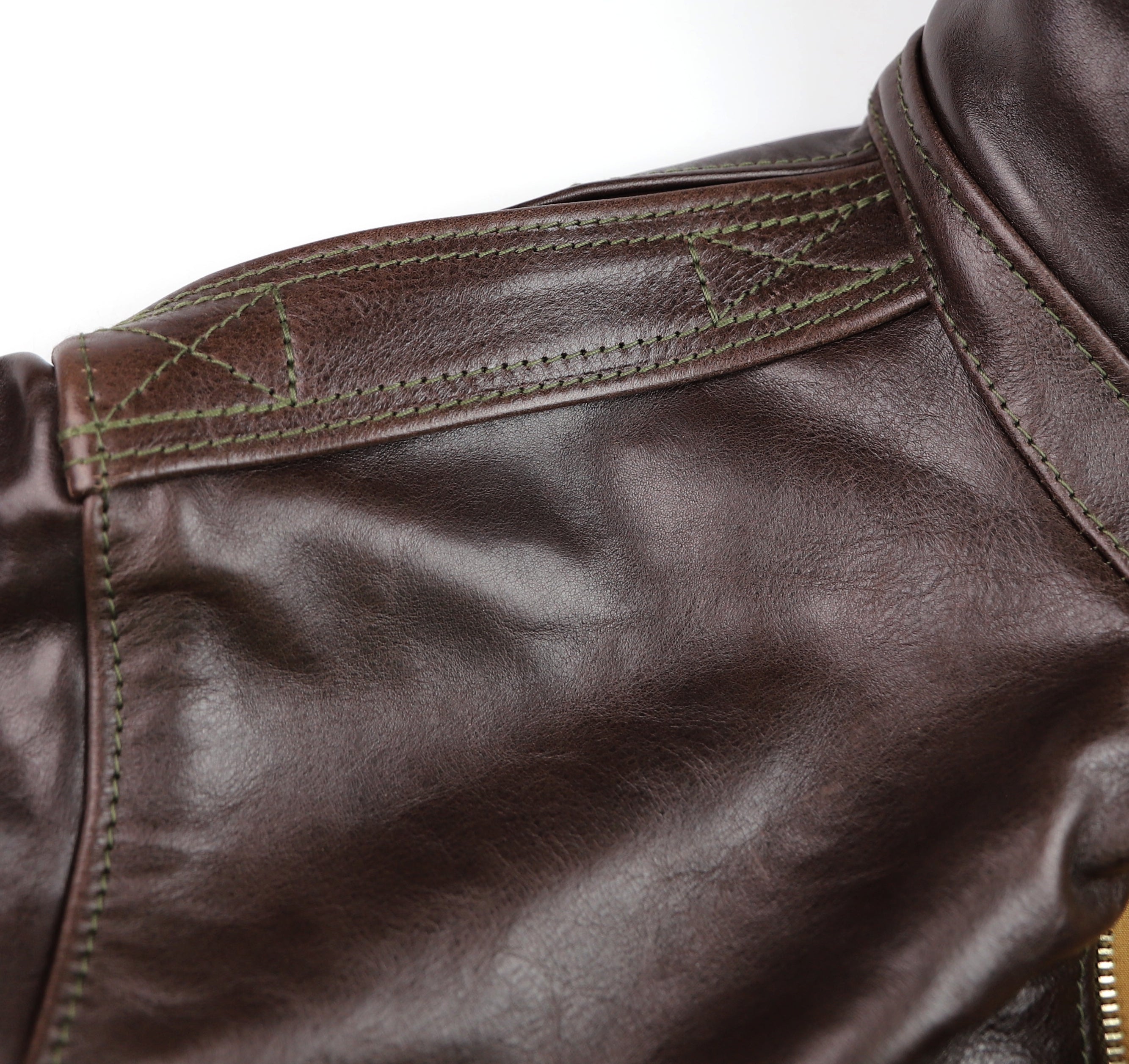 Aero A-2 Military Flight Jacket, size 40, Chestnut Badalassi Cowhide