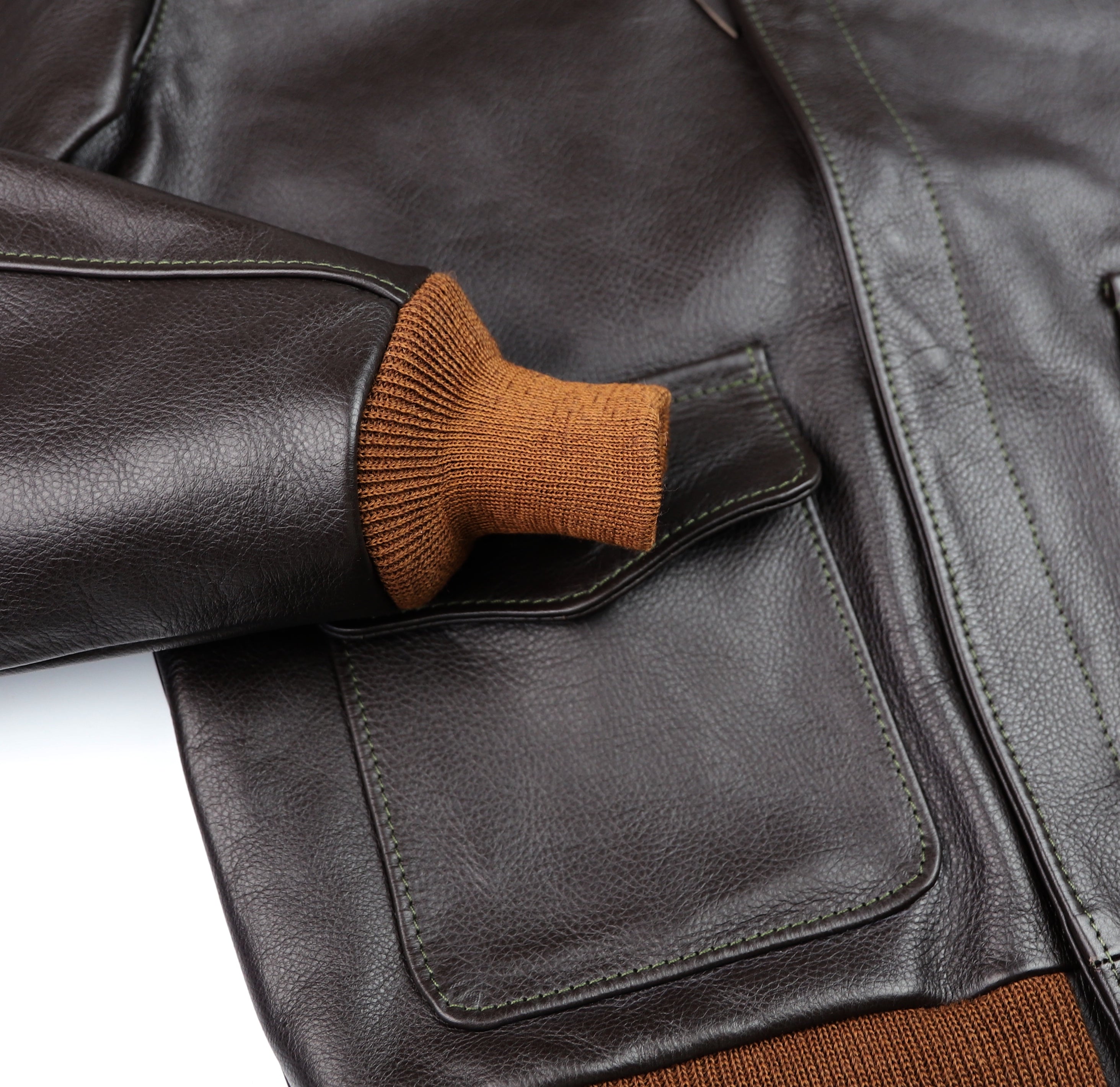 Aero A-2 Military Flight Jacket, size 38, Dark Seal Vicenza