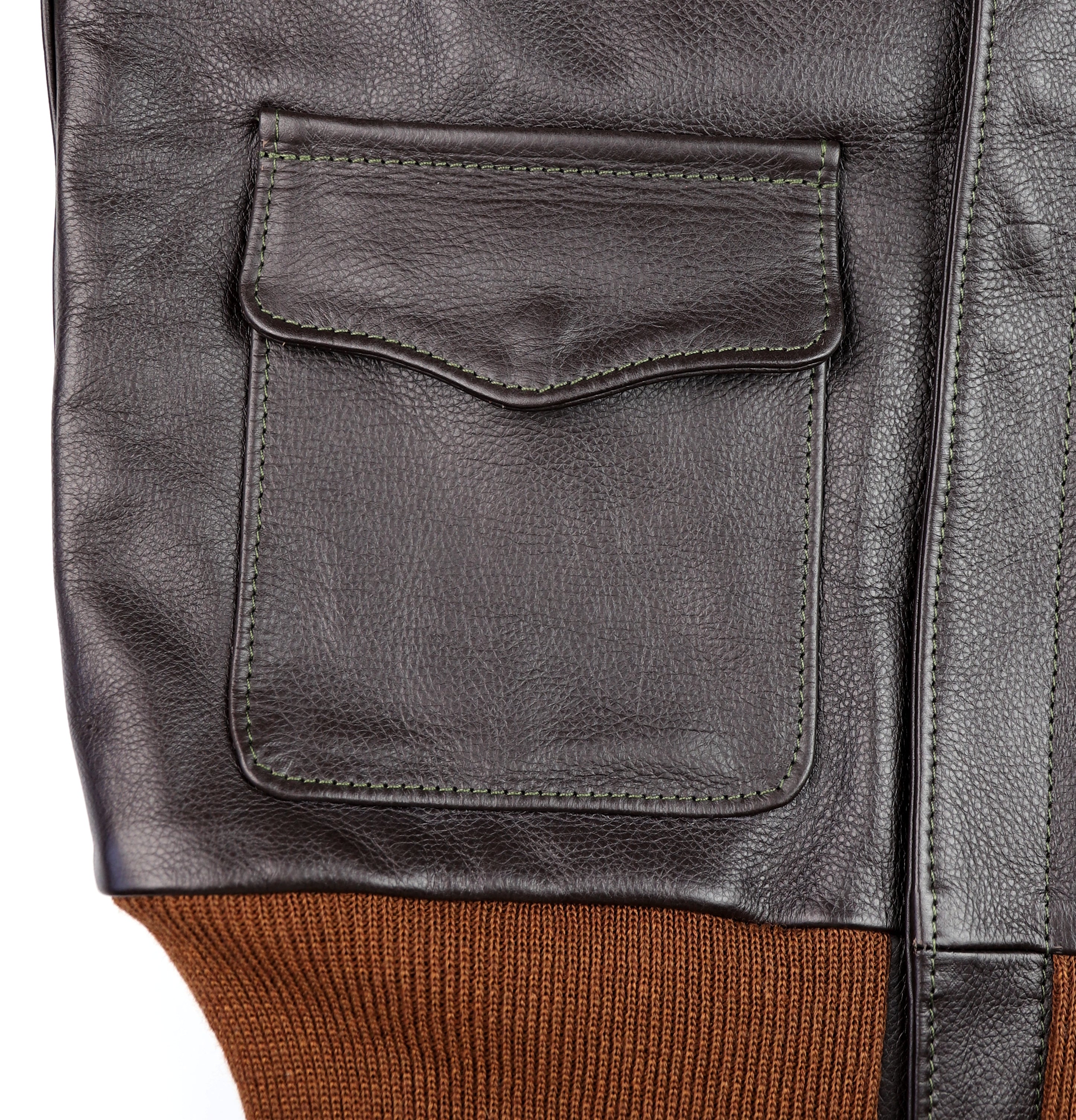 Aero A-2 Military Flight Jacket, size 38, Dark Seal Vicenza