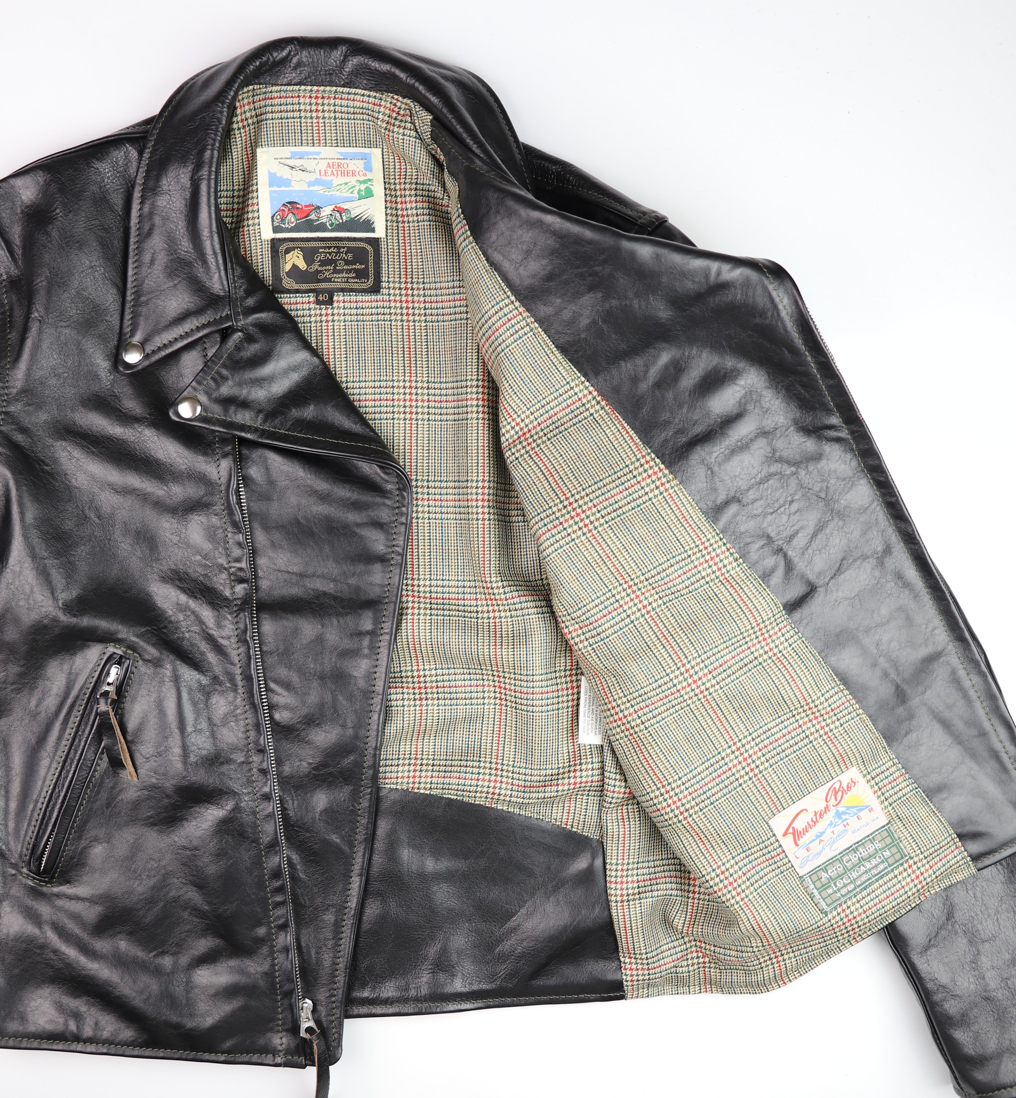 Aero Vincent, size 40, Blackened Brown Vicenza