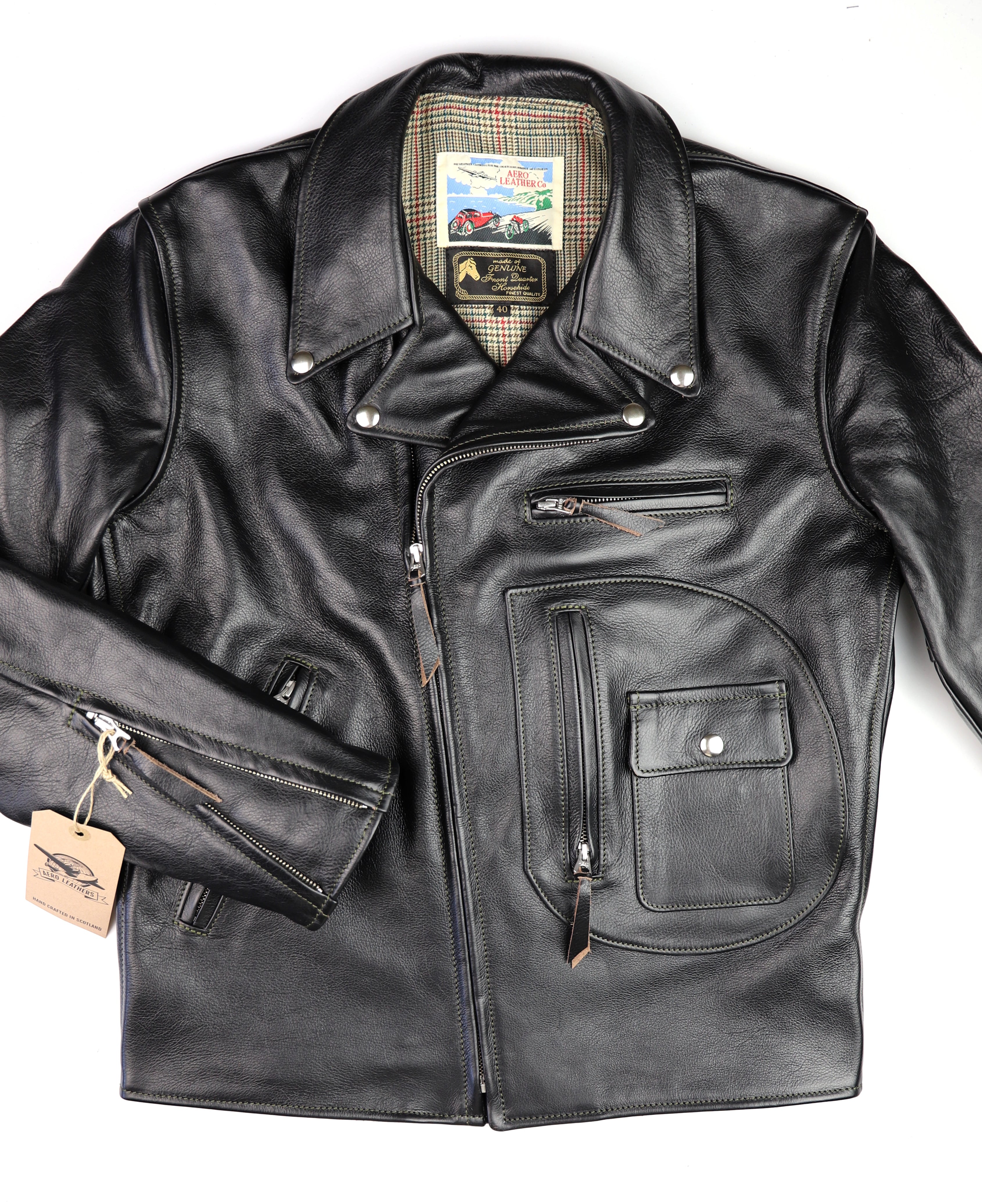 Aero Vincent, size 40, Blackened Brown Vicenza