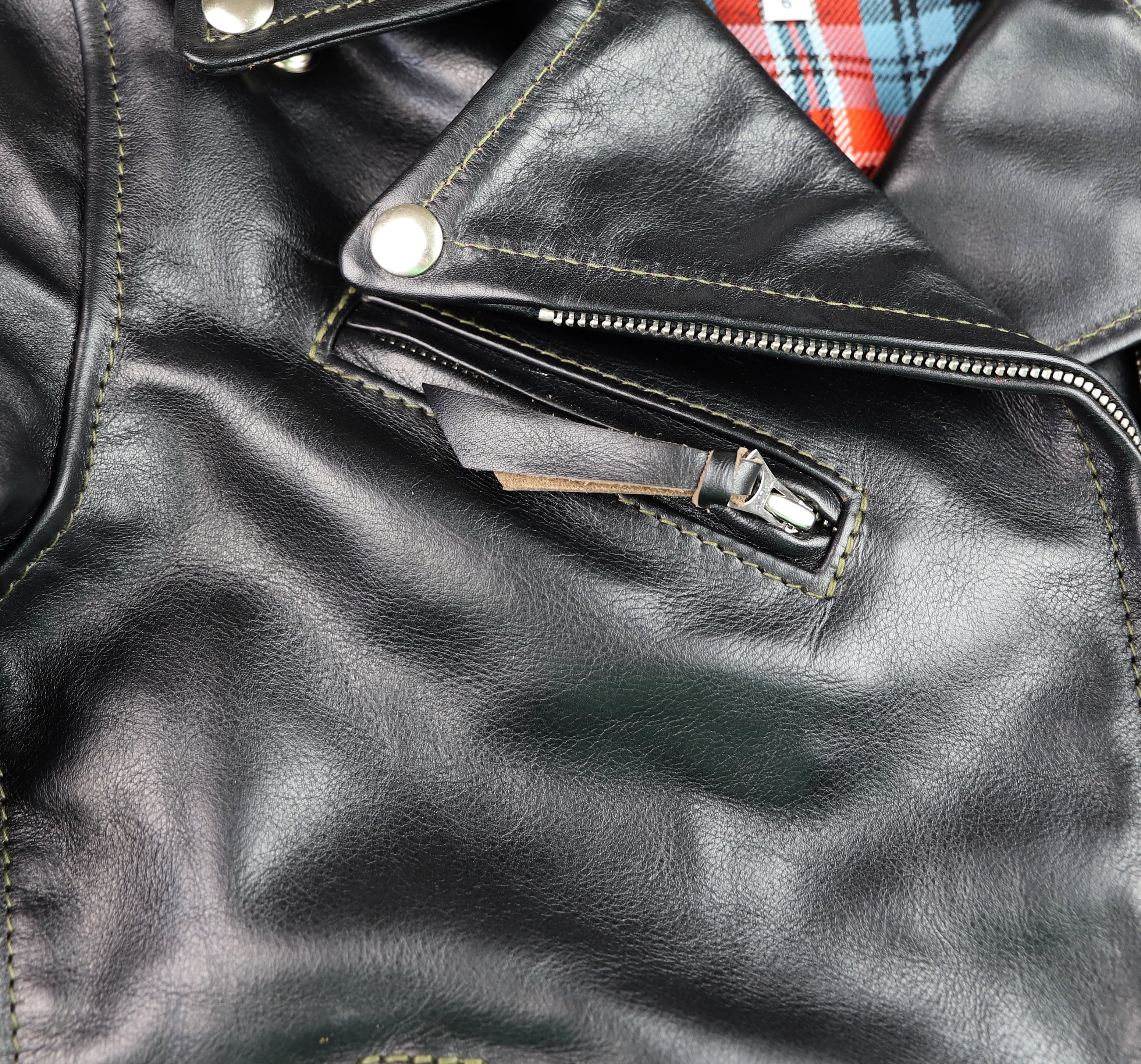 Aero Women's Motorcycle Jacket, size 6, Blackened Brown Vicenza Horsehide
