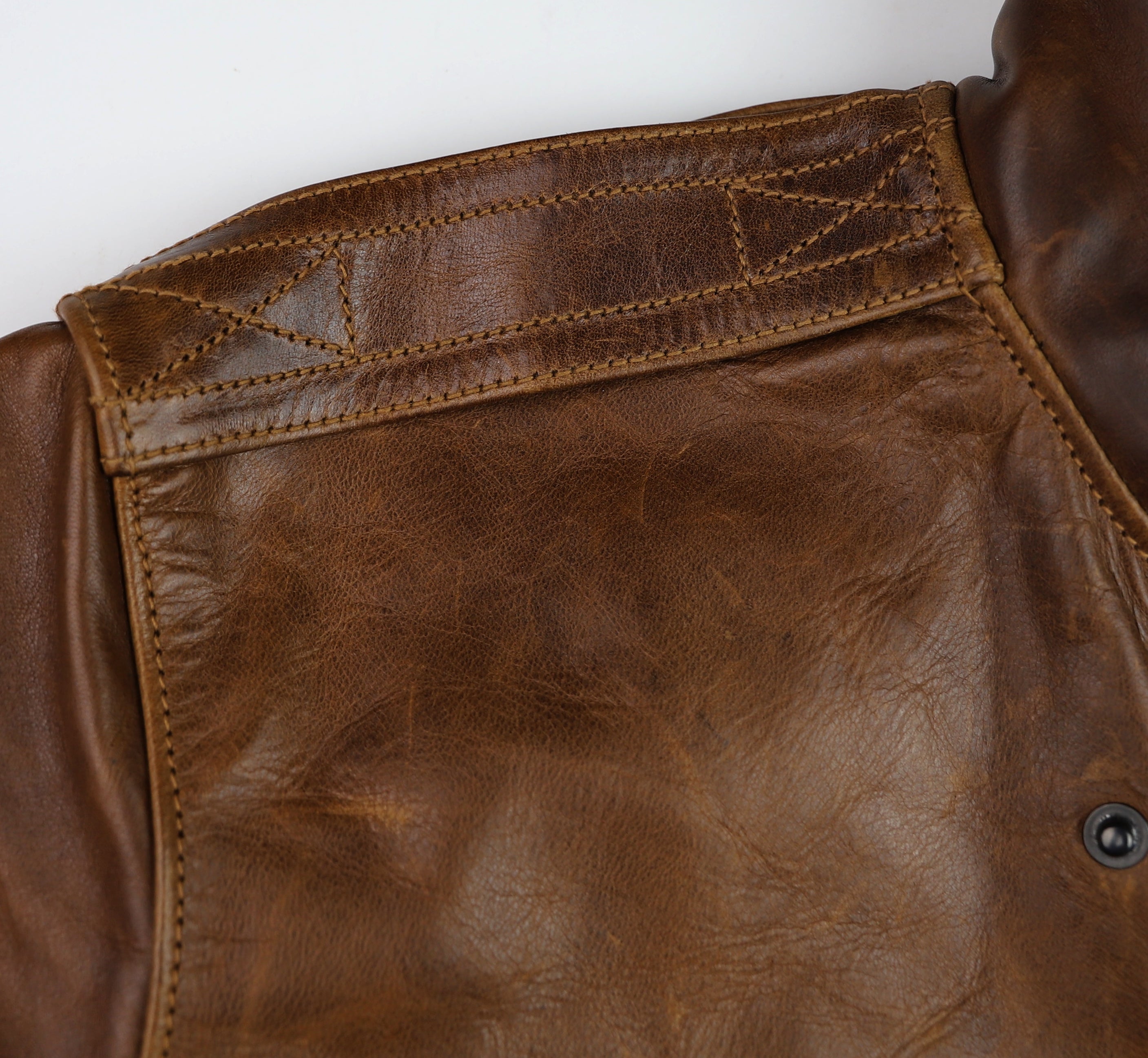 Eastman A-2 Military Flight Jacket, Gently Worn, size 38, Russet Horsehide