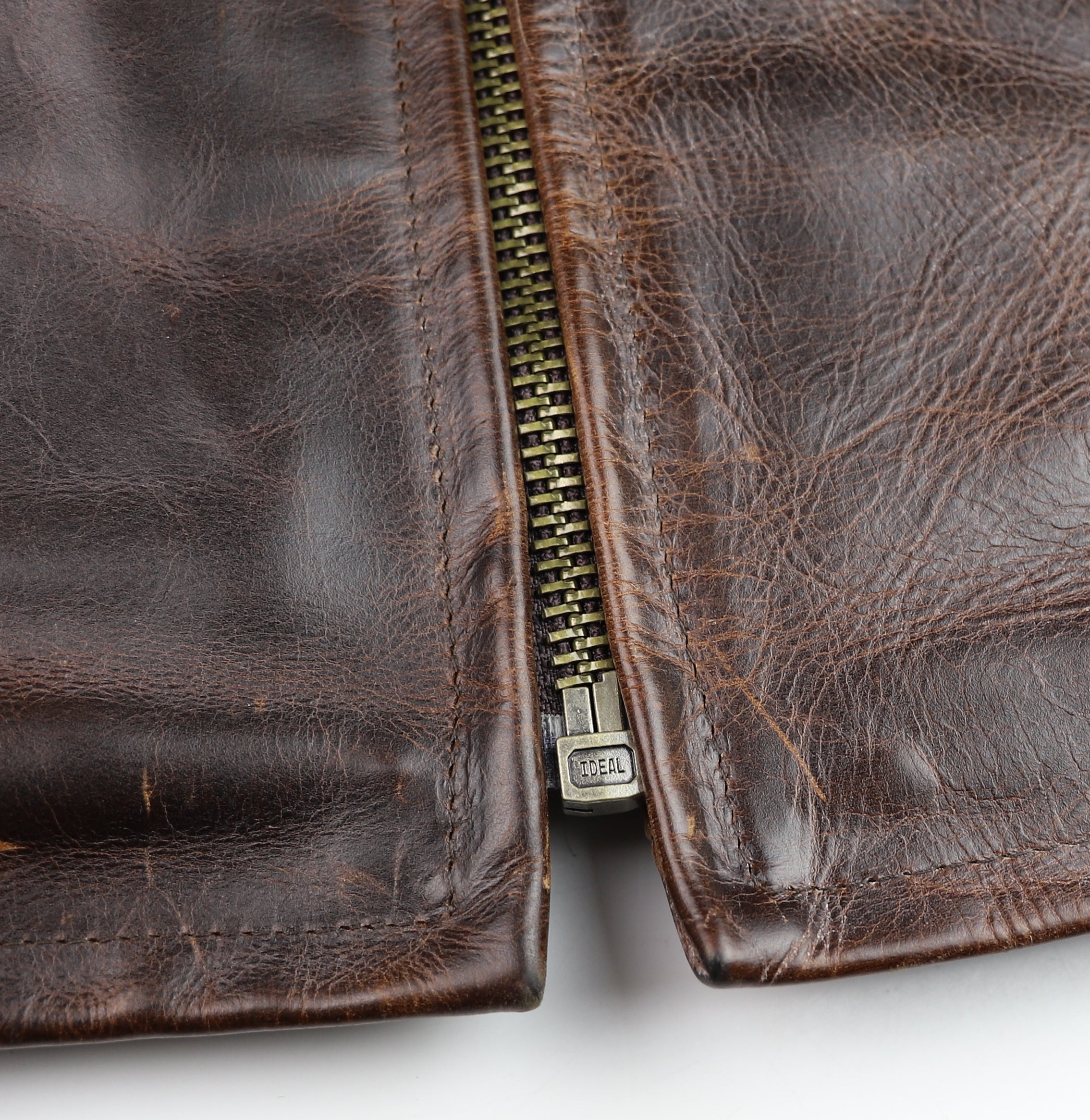 Schott 673, Brown Cowhide, size Medium