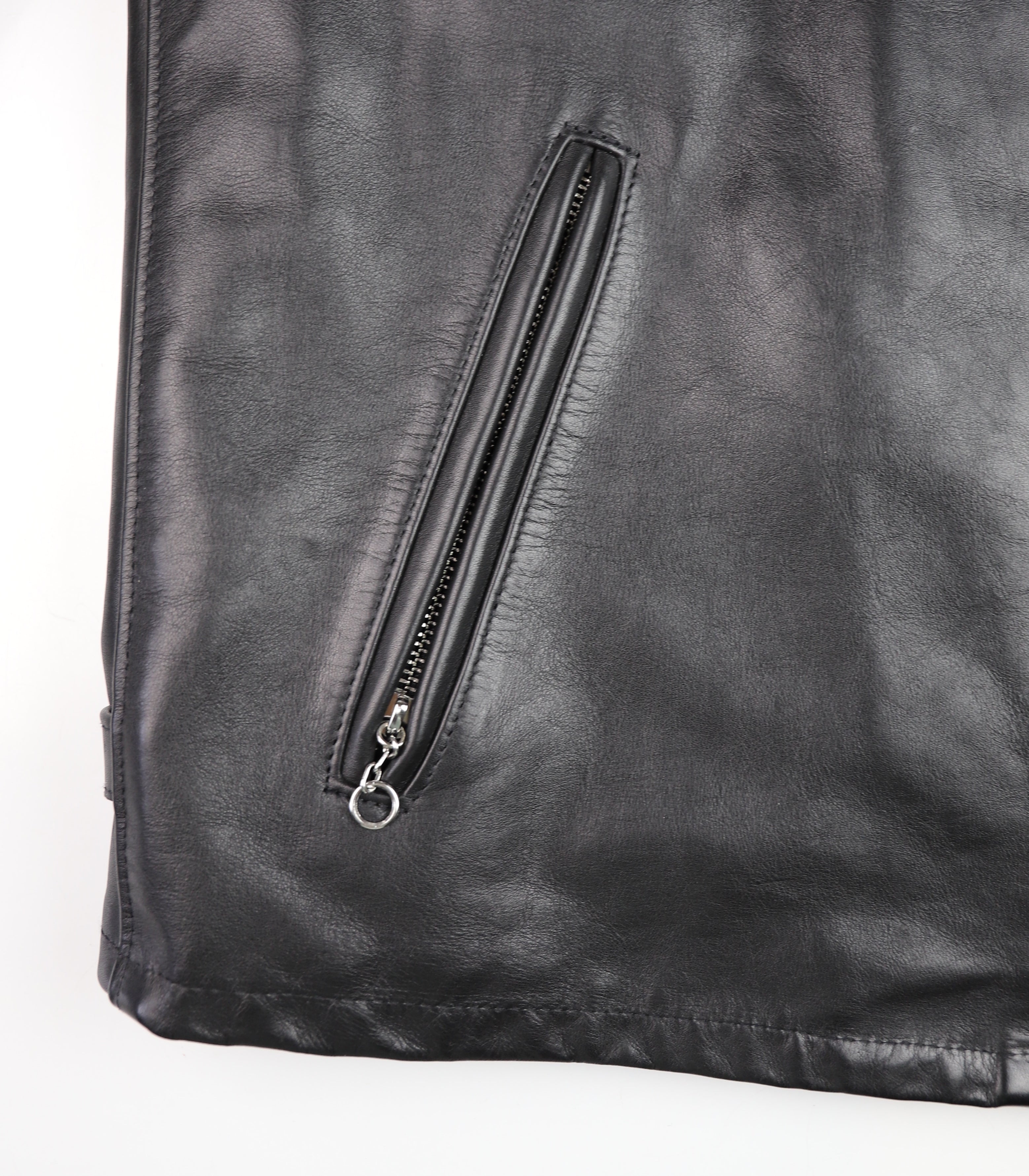 Schott 141 Cafe Racer, Black Cowhide, size 46L
