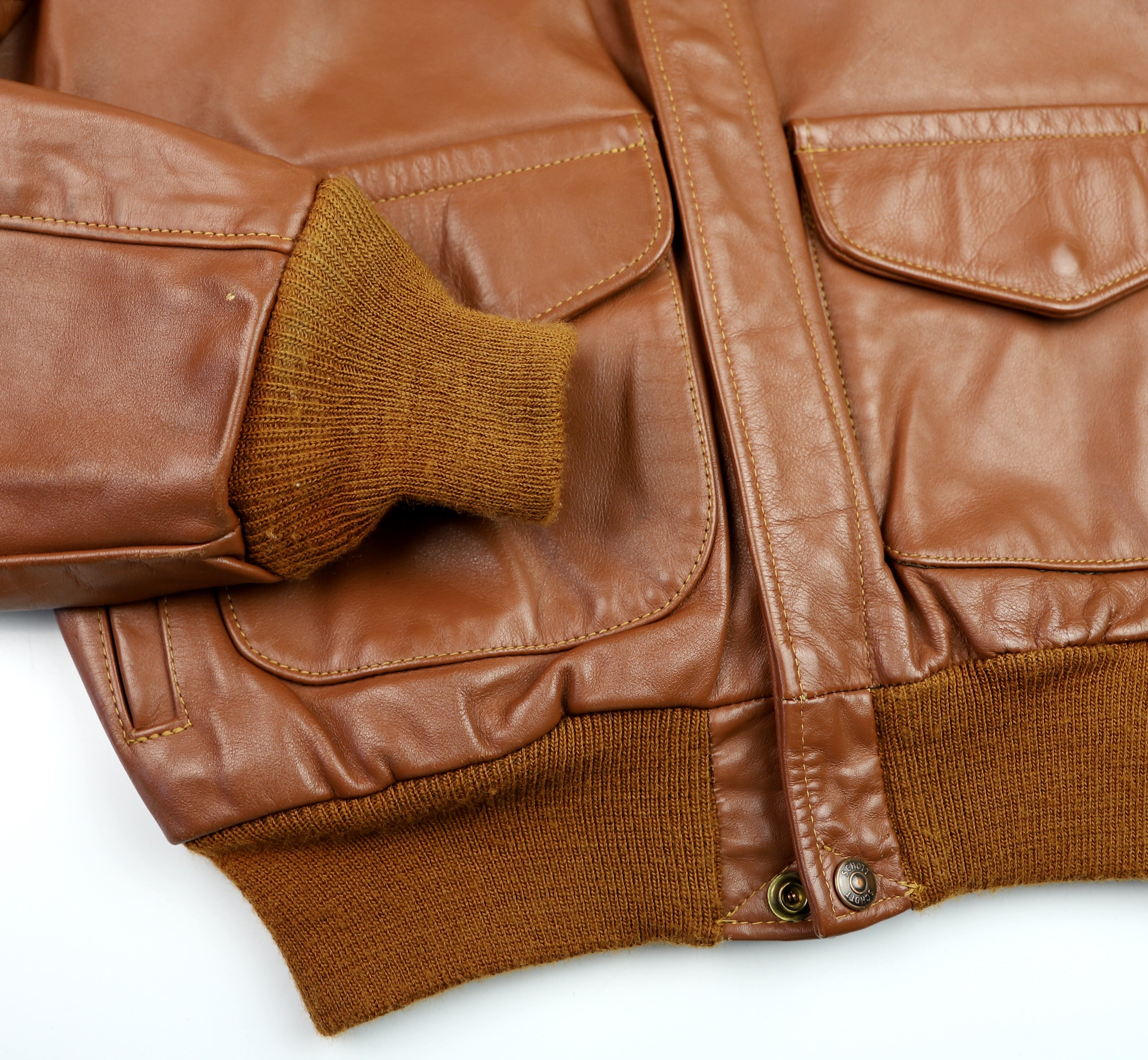 Vintage Schott A-2 Flight Jacket, size 40