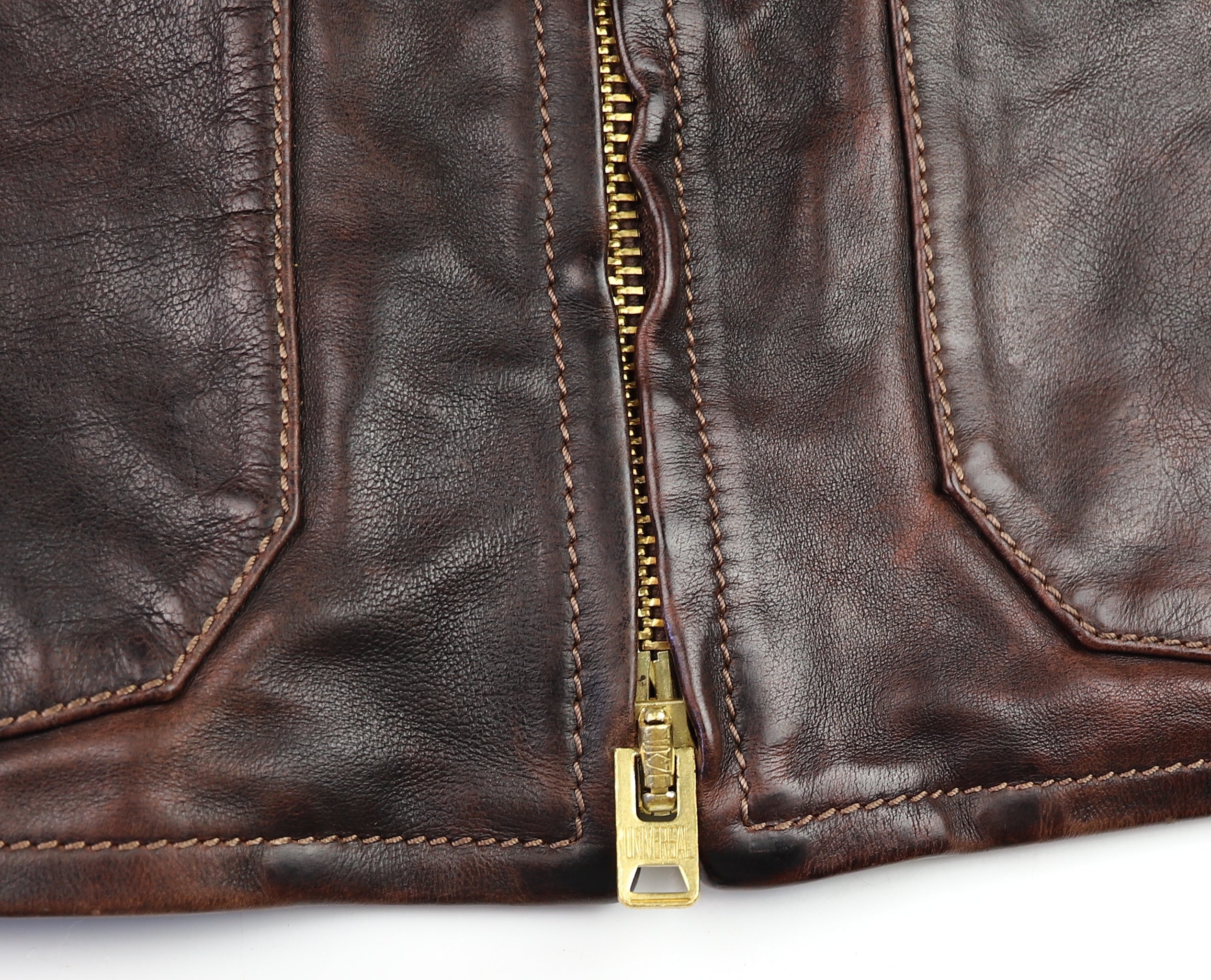 Thedi Atlas Deluxe Half Belt, size XXL, Hand Dyed Cocoa Toscano