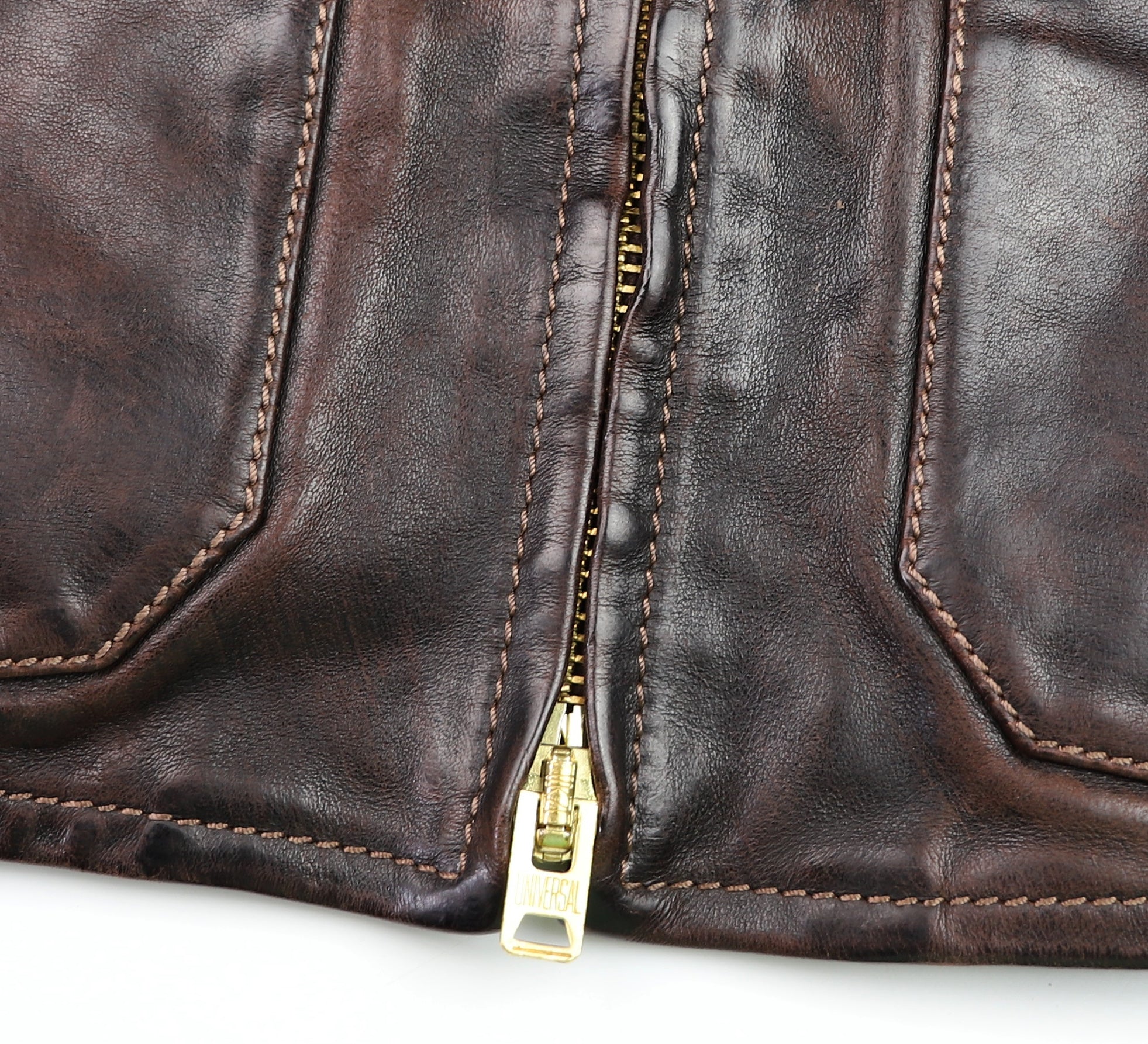 Thedi Atlas Deluxe Half Belt, size XXL, Hand Dyed Cocoa Buffalo