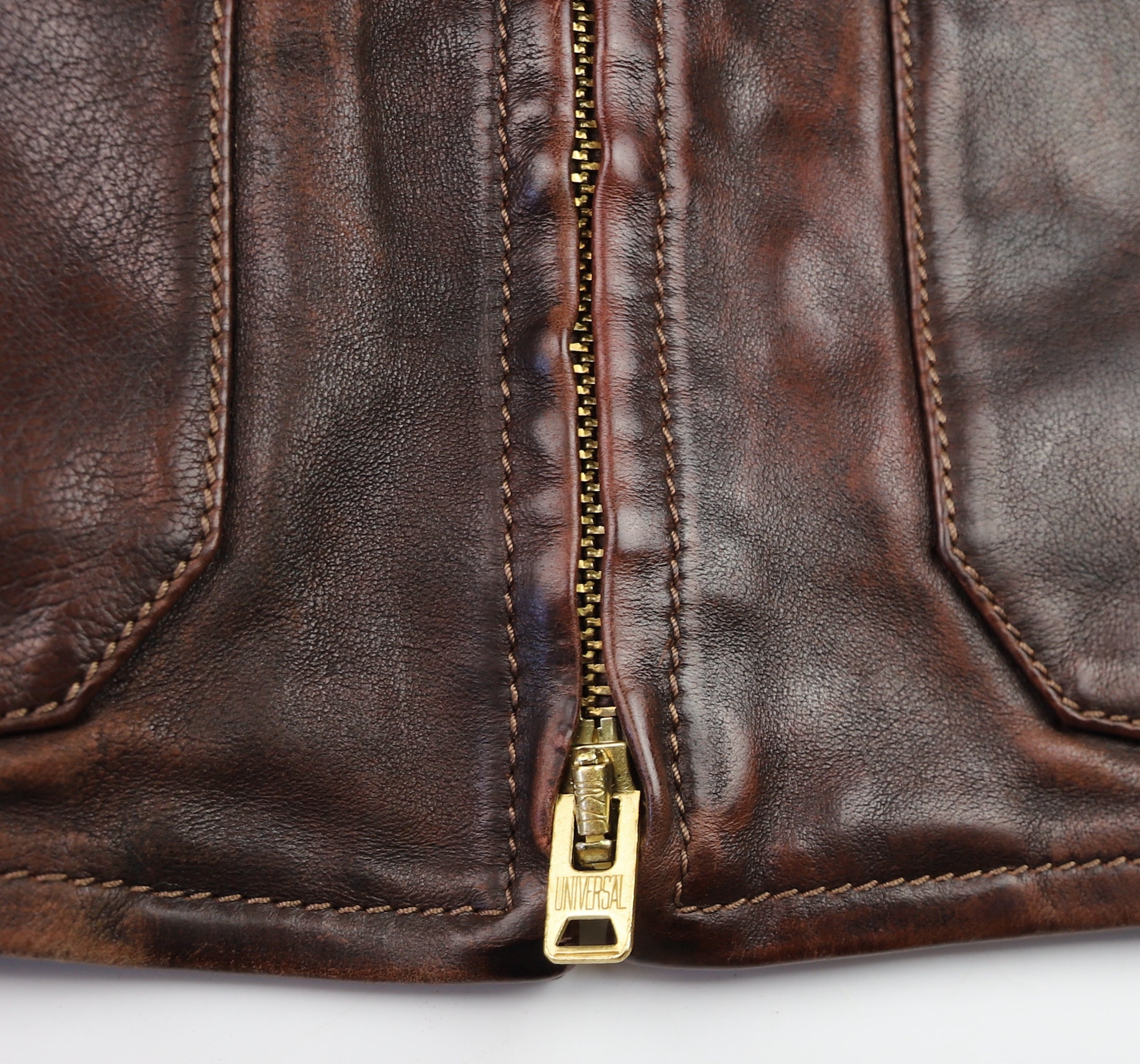 Thedi Atlas Deluxe Half Belt, size 3XL, Hand Dyed Cocoa Toscano