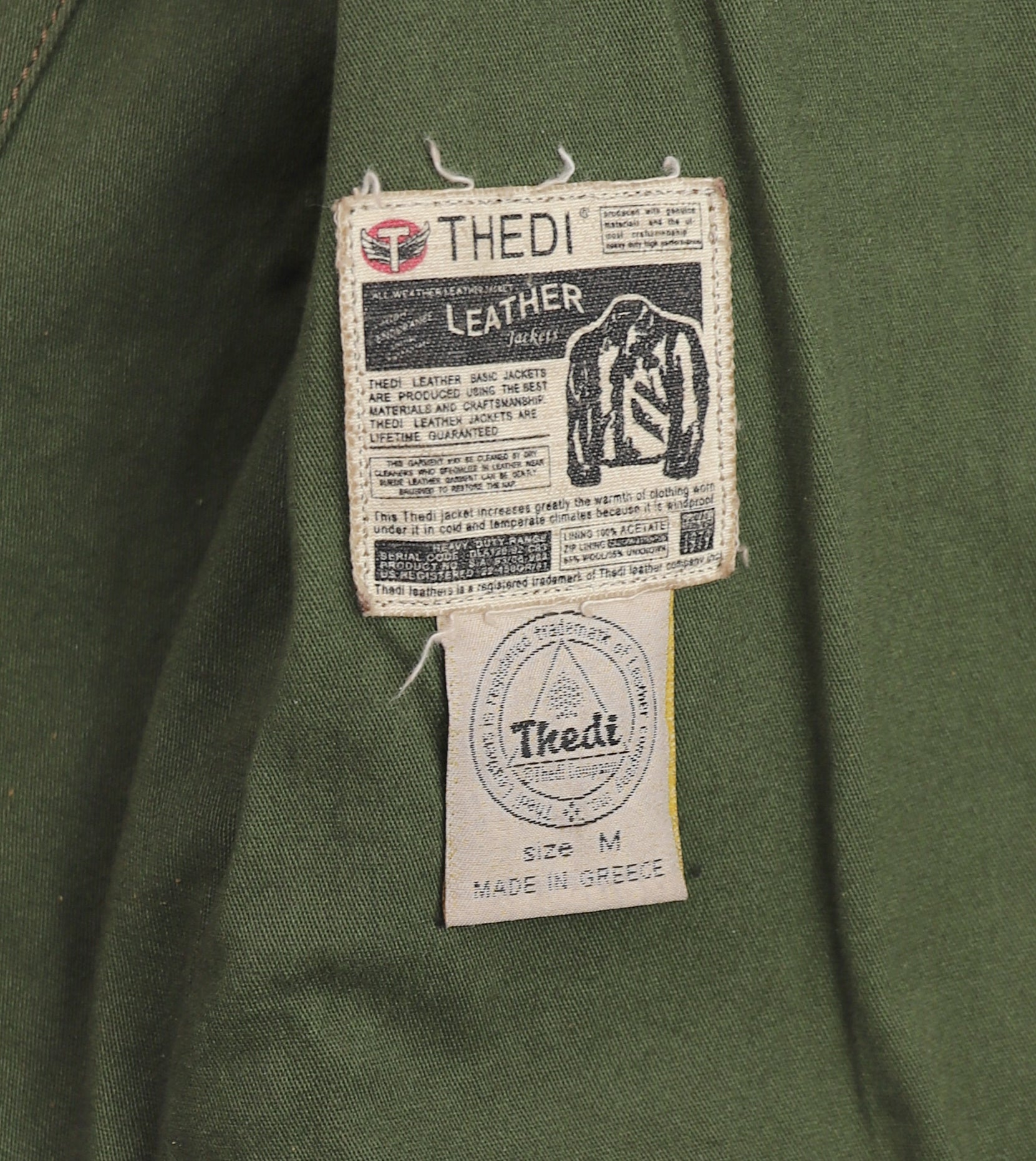 Thedi Atlas Deluxe Half Belt, size Medium, Hand Dyed Cocoa Buffalo