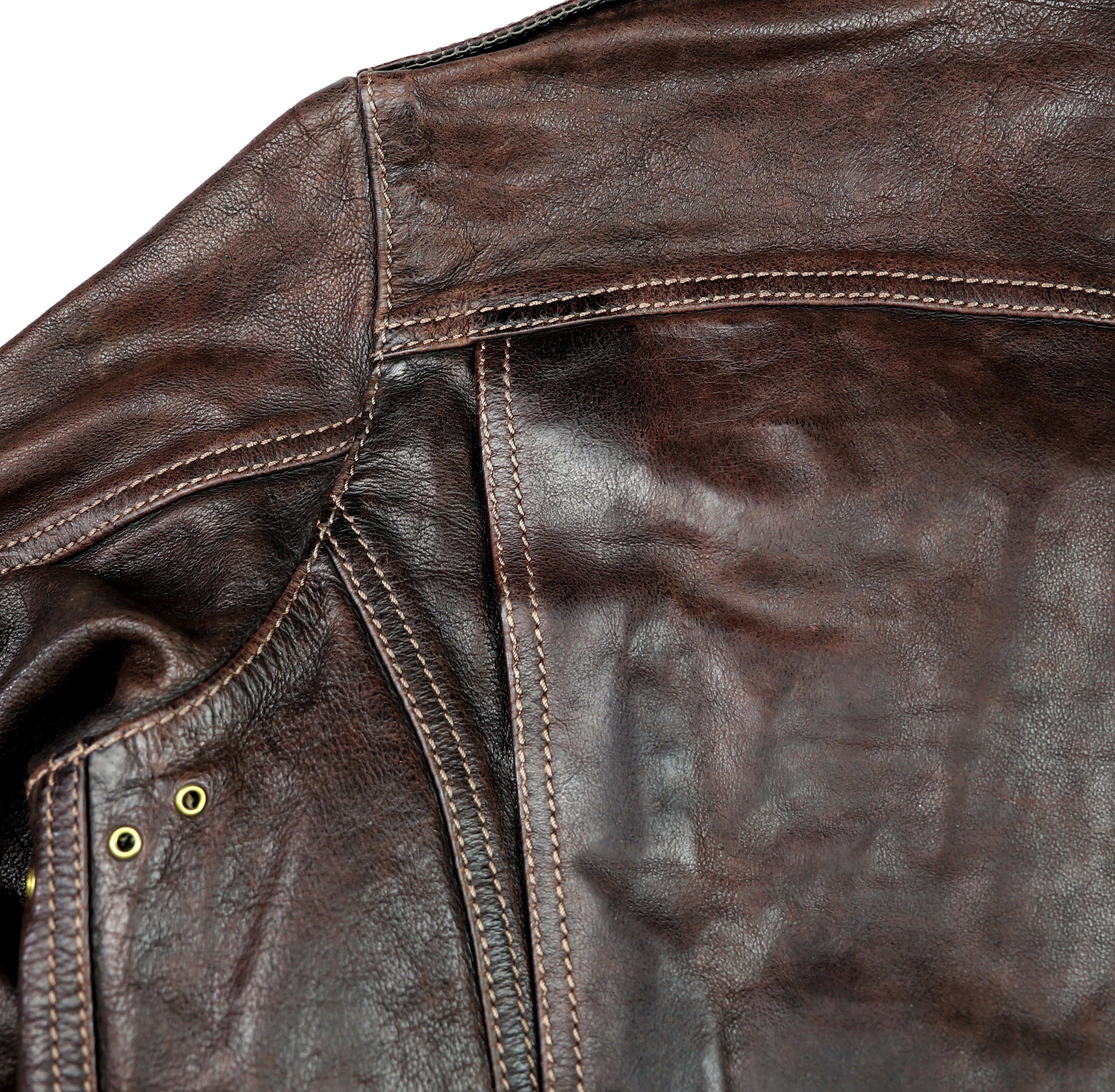 Thedi Atlas Deluxe Half Belt, size Medium, Hand Dyed Cocoa Buffalo