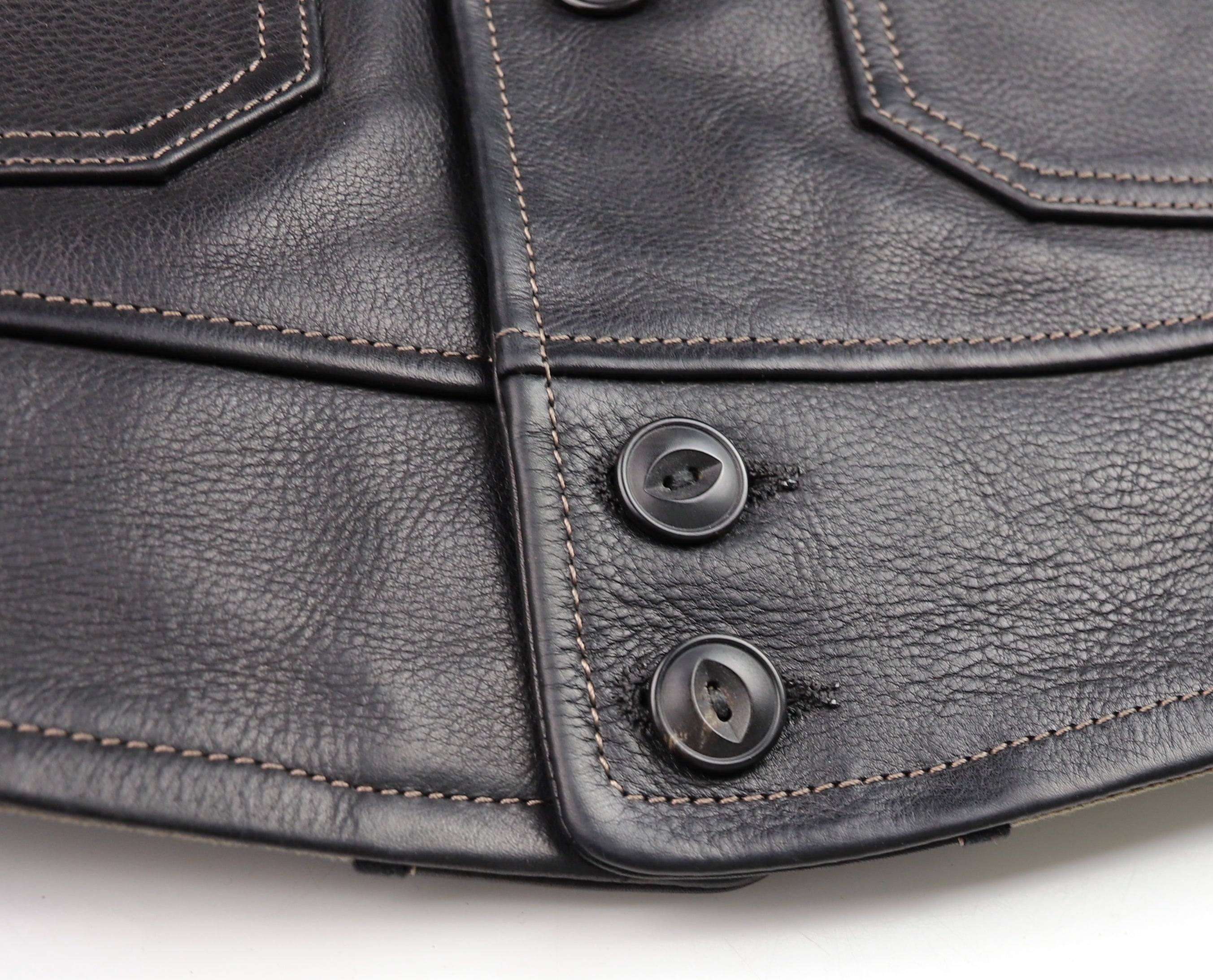 Gently Worn Thedi Markos, size Large, Black Canneto Cowhide