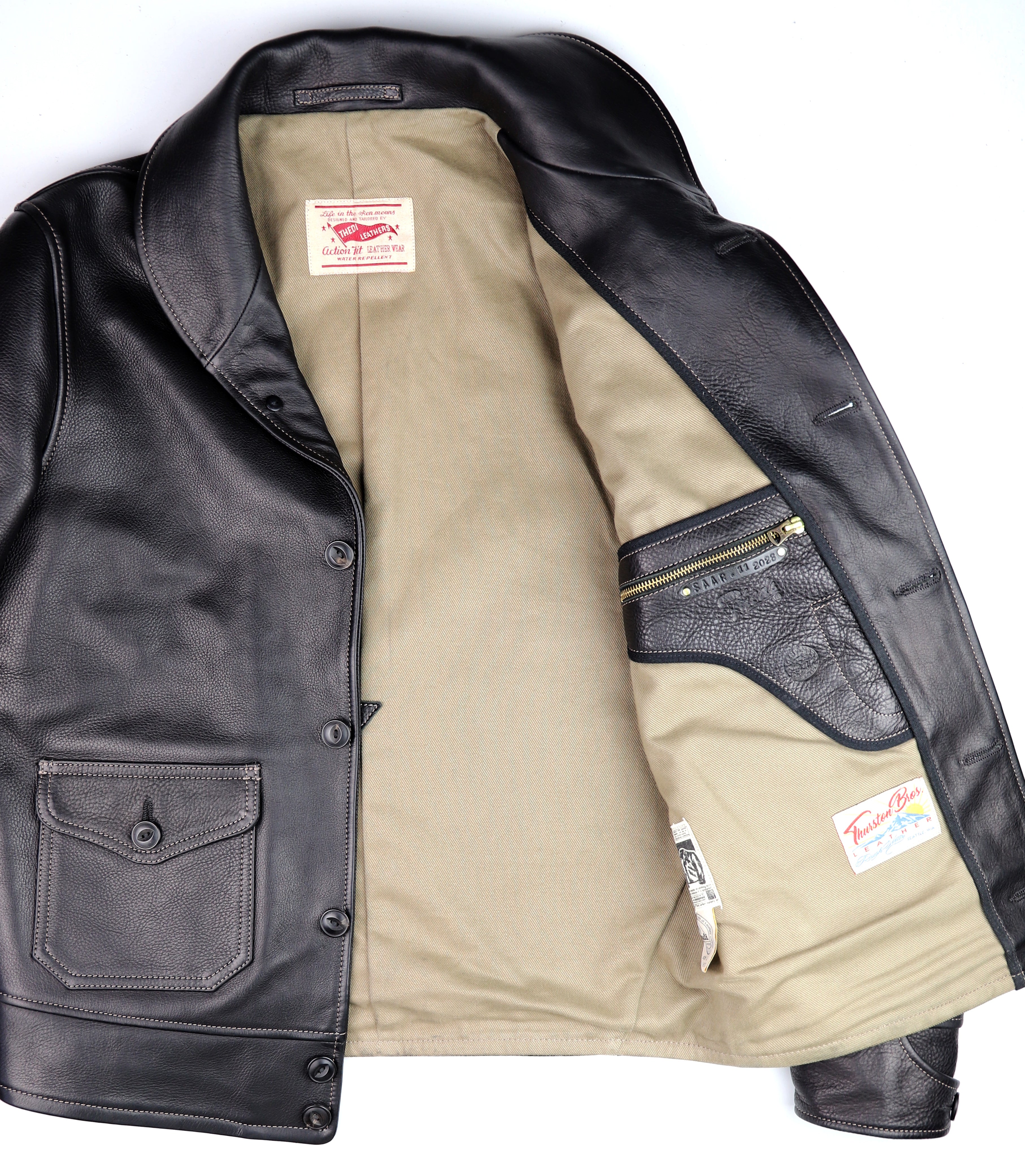 Gently Worn Thedi Markos, size Large, Black Canneto Cowhide